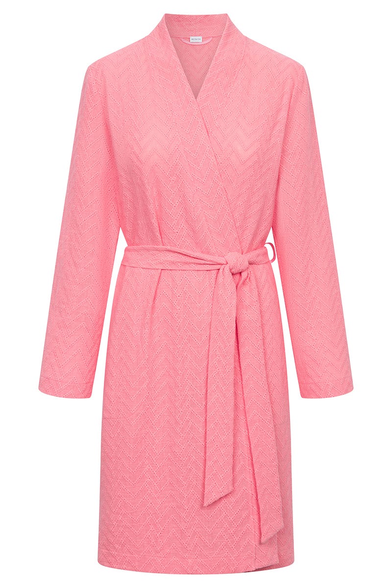 r-sch-be-happy-morgenmantel-knielang-grafikmuster-robe-orange-baumwolle image 2