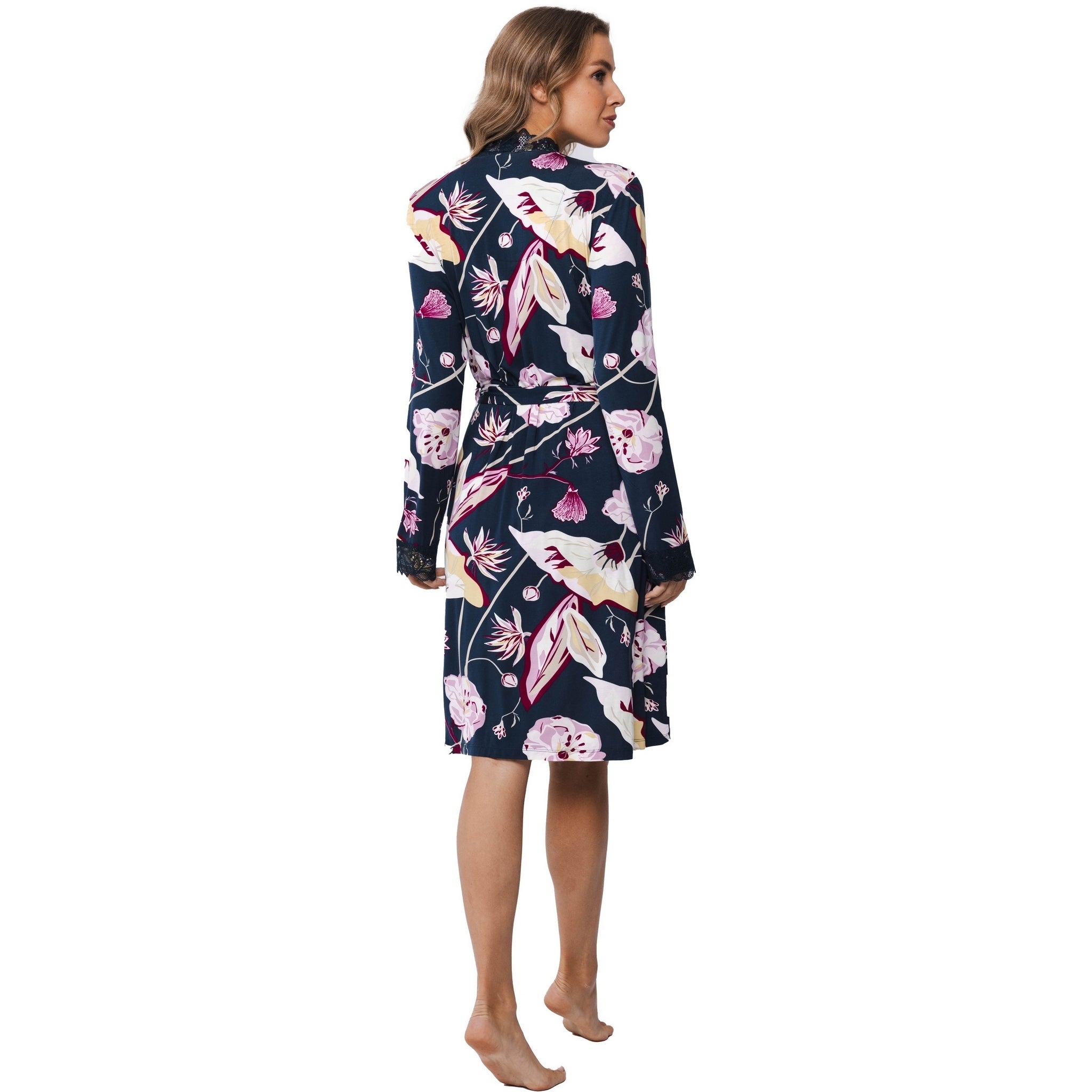 pastunette-premium-art-deco-kimono-dunkelblau-blumen-viskose image 3