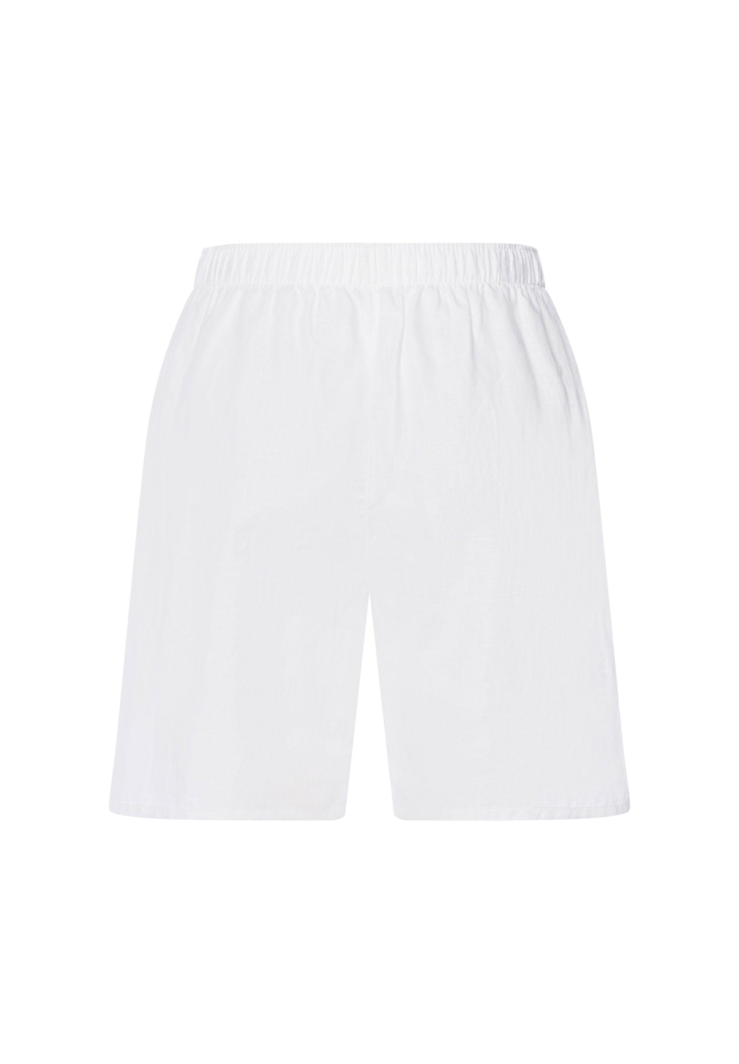 hanro-cotton-essentials-shorts-white-leinen-damen-sommer image 3