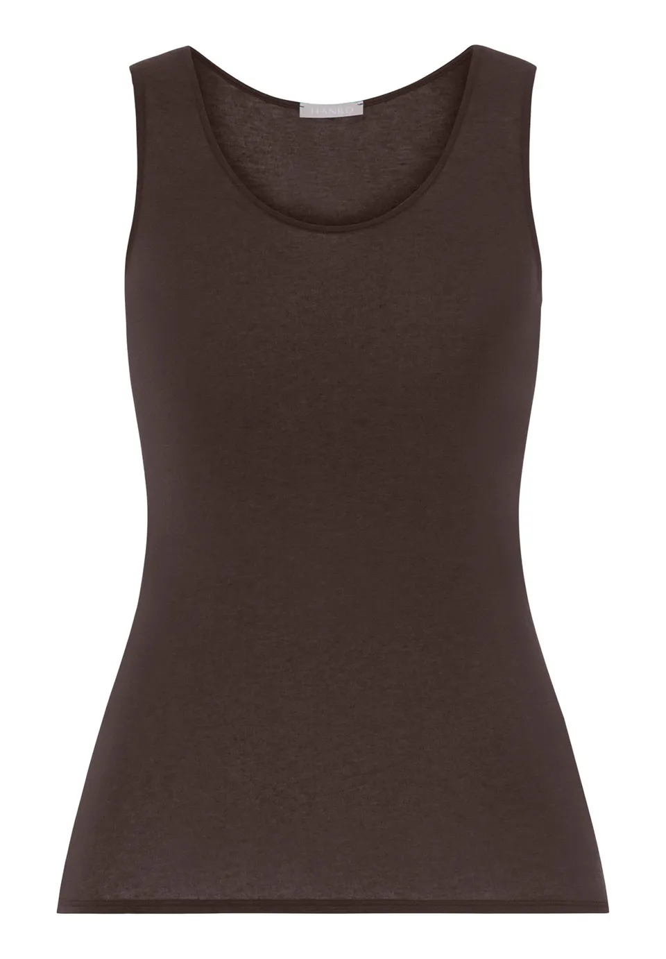 hanro-ultralight-tank-top-wolle-dark-mocha-merinowolle image 1