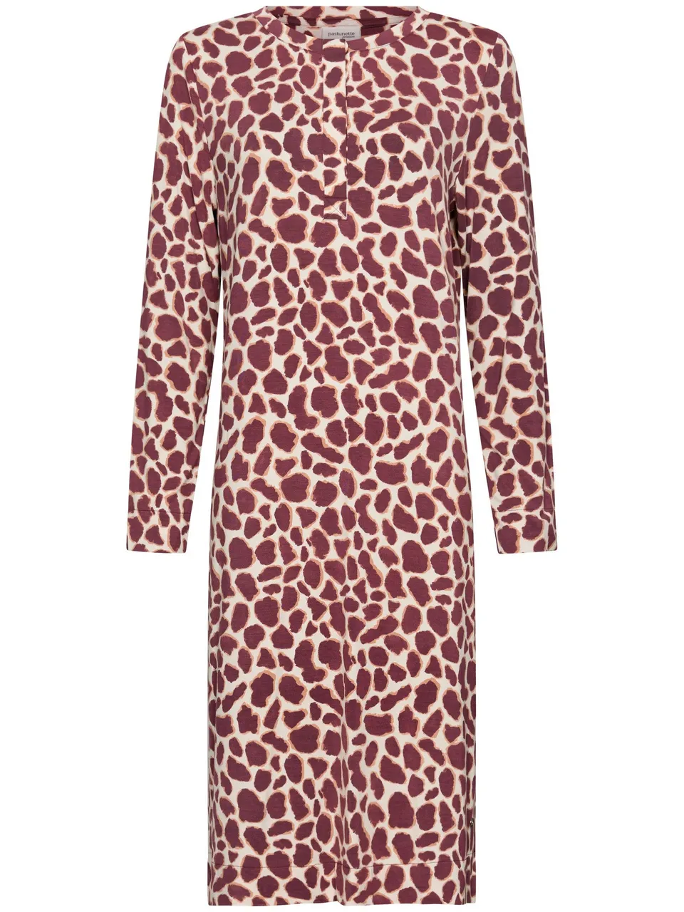 pastunette-premium-satin-wild-nachthemd-lila-animalprint-modal image 1