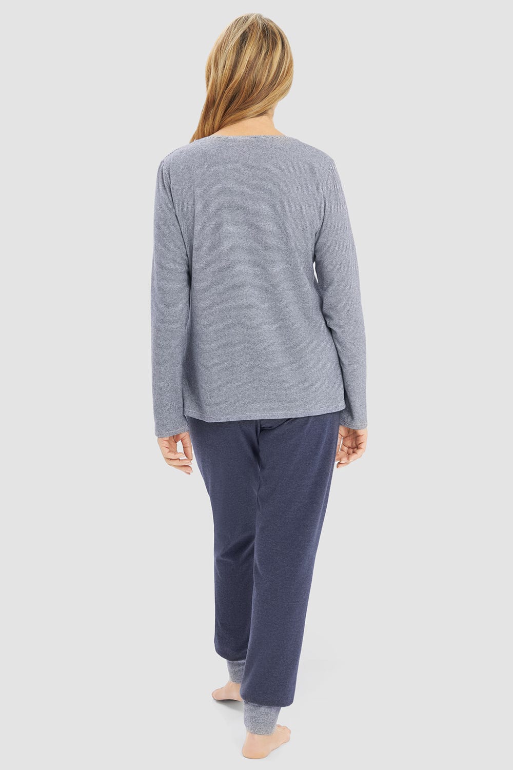 r-sch-be-happy-pyjama-lang-blau-ringel-jersey image 3