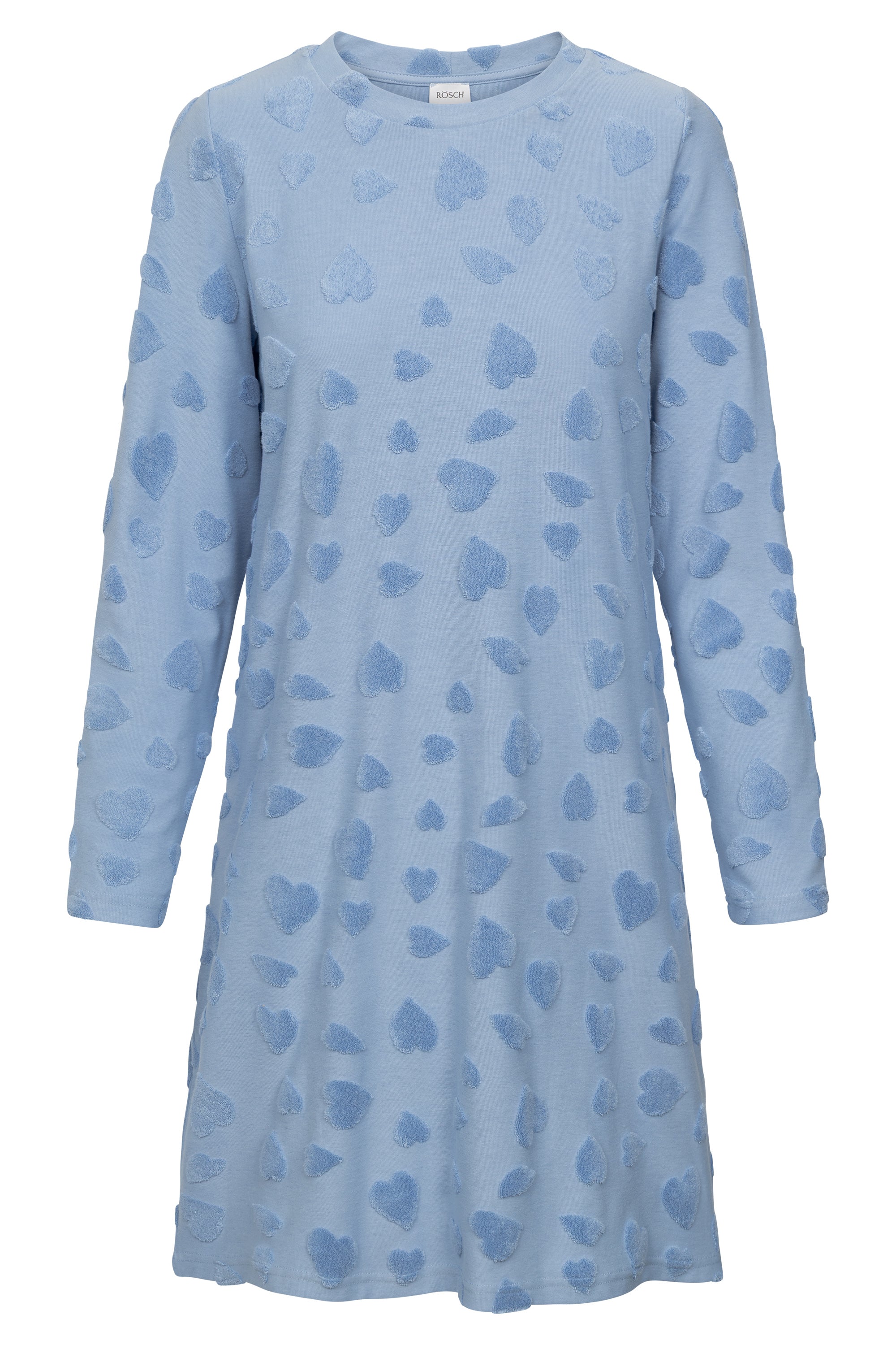 r-sch-be-happy-hauskleid-knielang-blau-frottee image 2