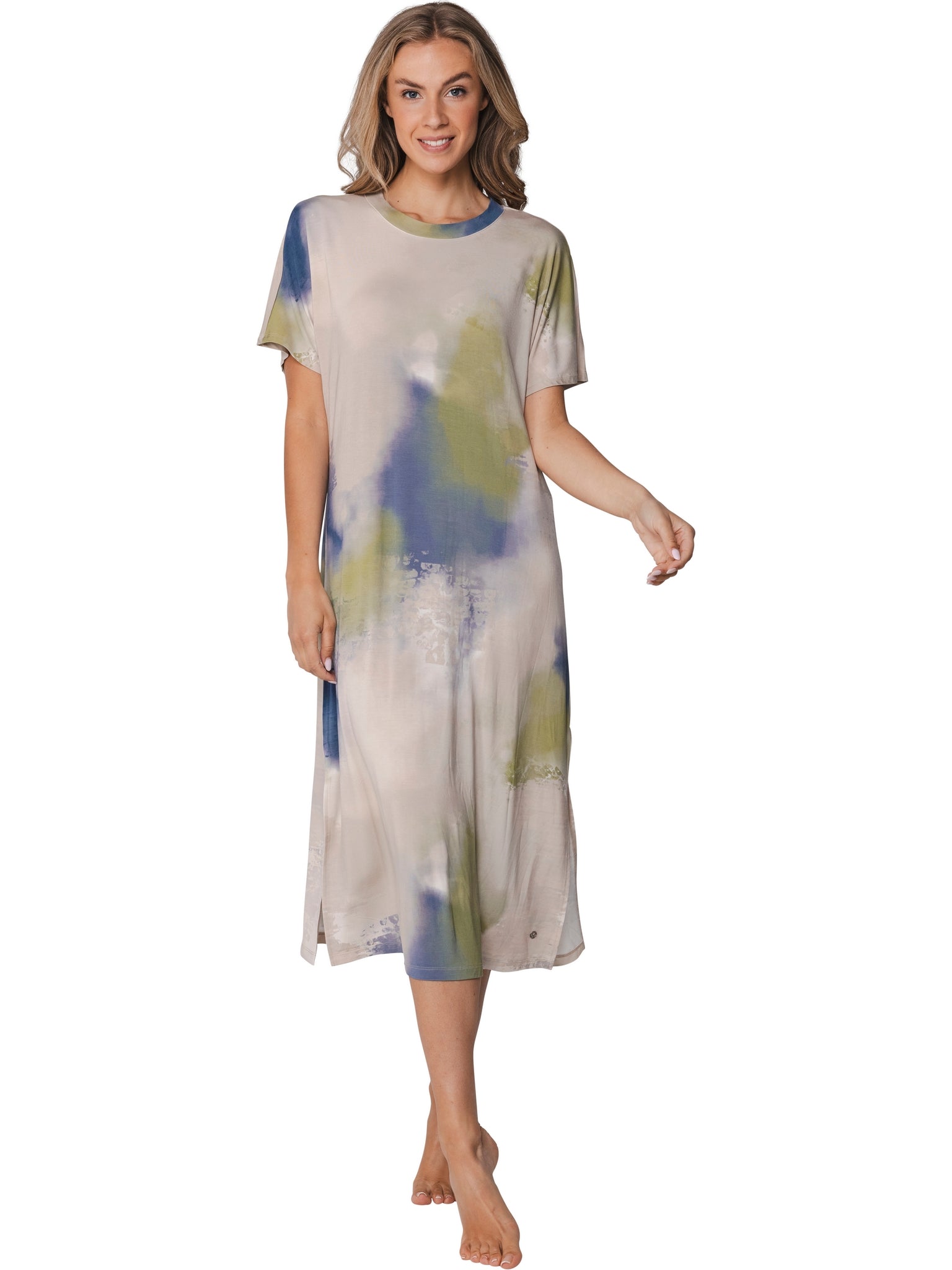 pastunette-premium-serenity-nachthemd-beige-modal-125-cm image 3