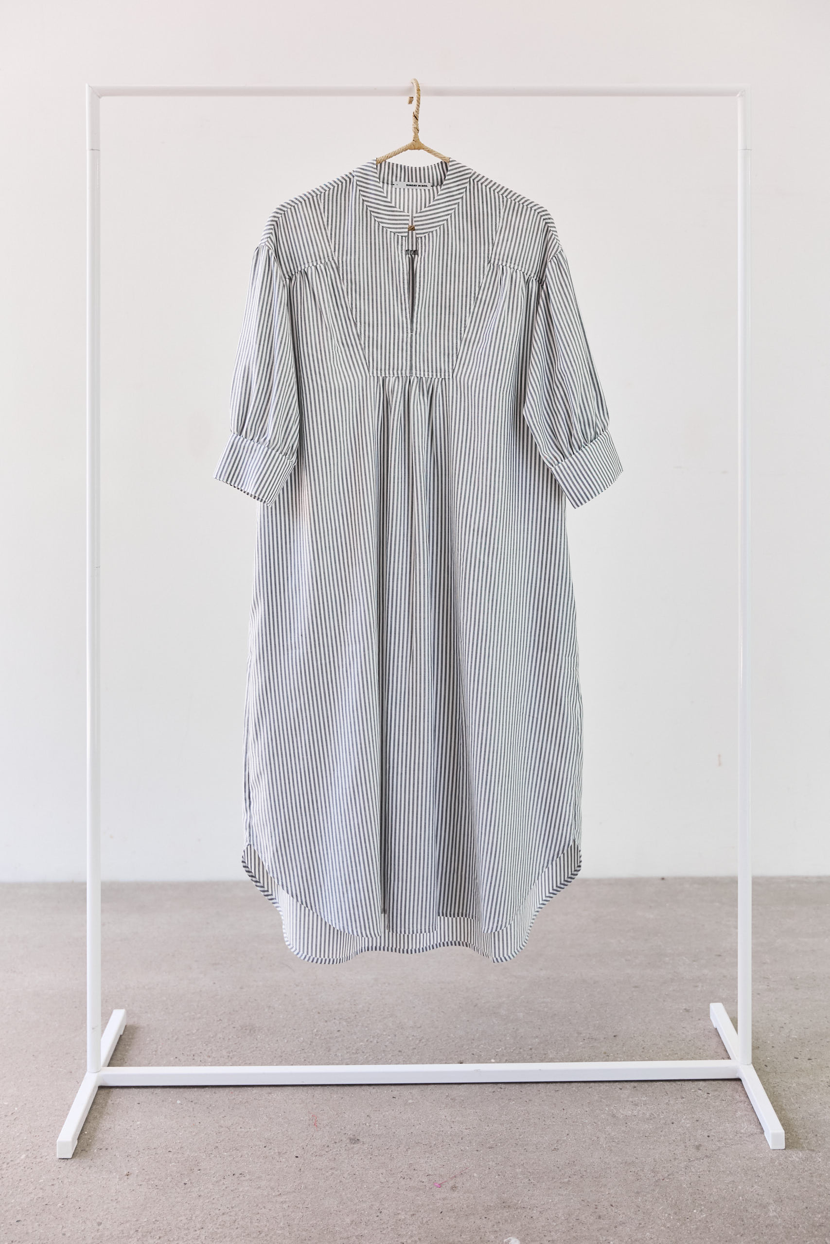 sunday-in-bed-hailey-kleid-kurzarm-tunika-baumwolle-weit image 1