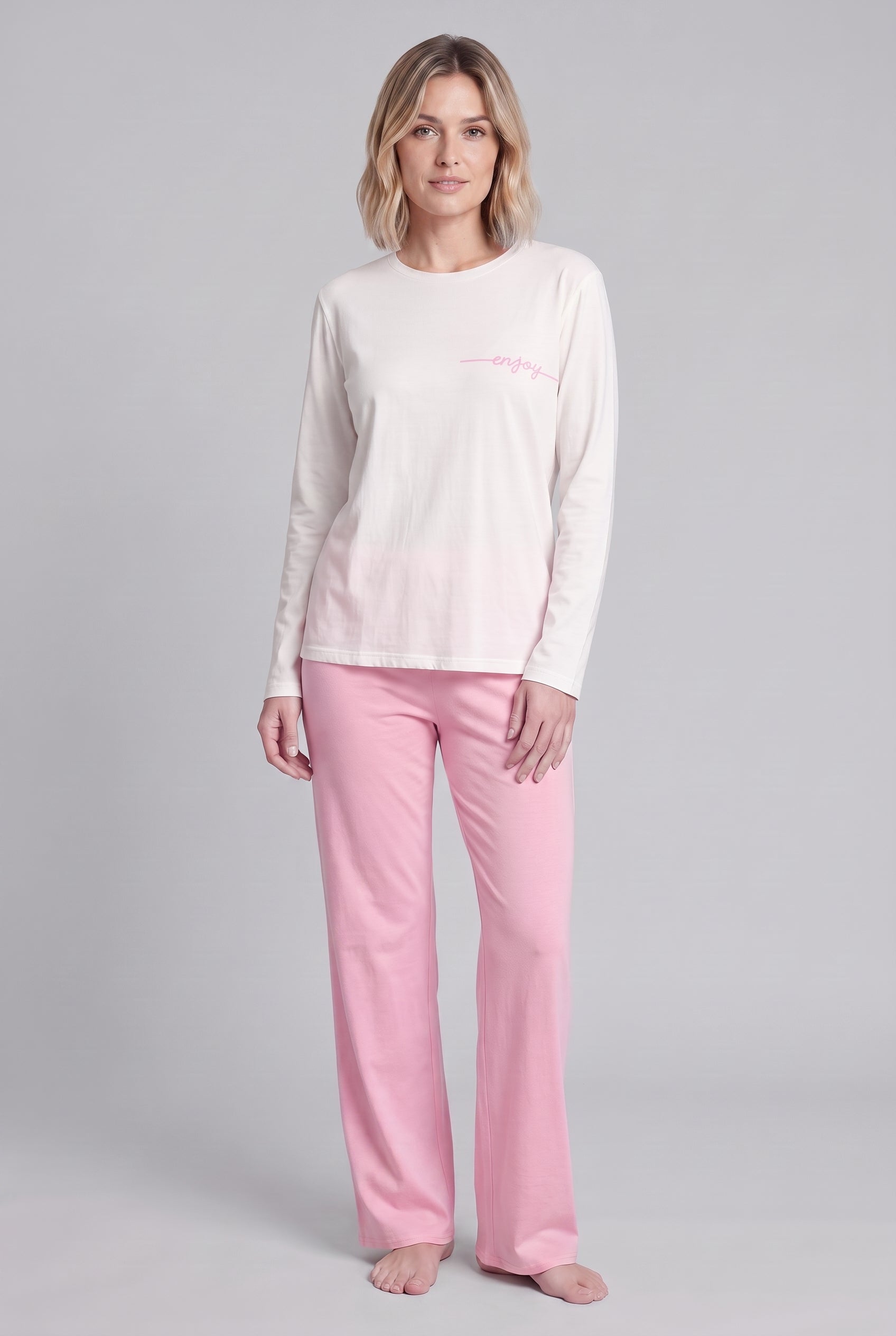 r-sch-be-happy-shirt-langarm-creme-enjoy-print image 4