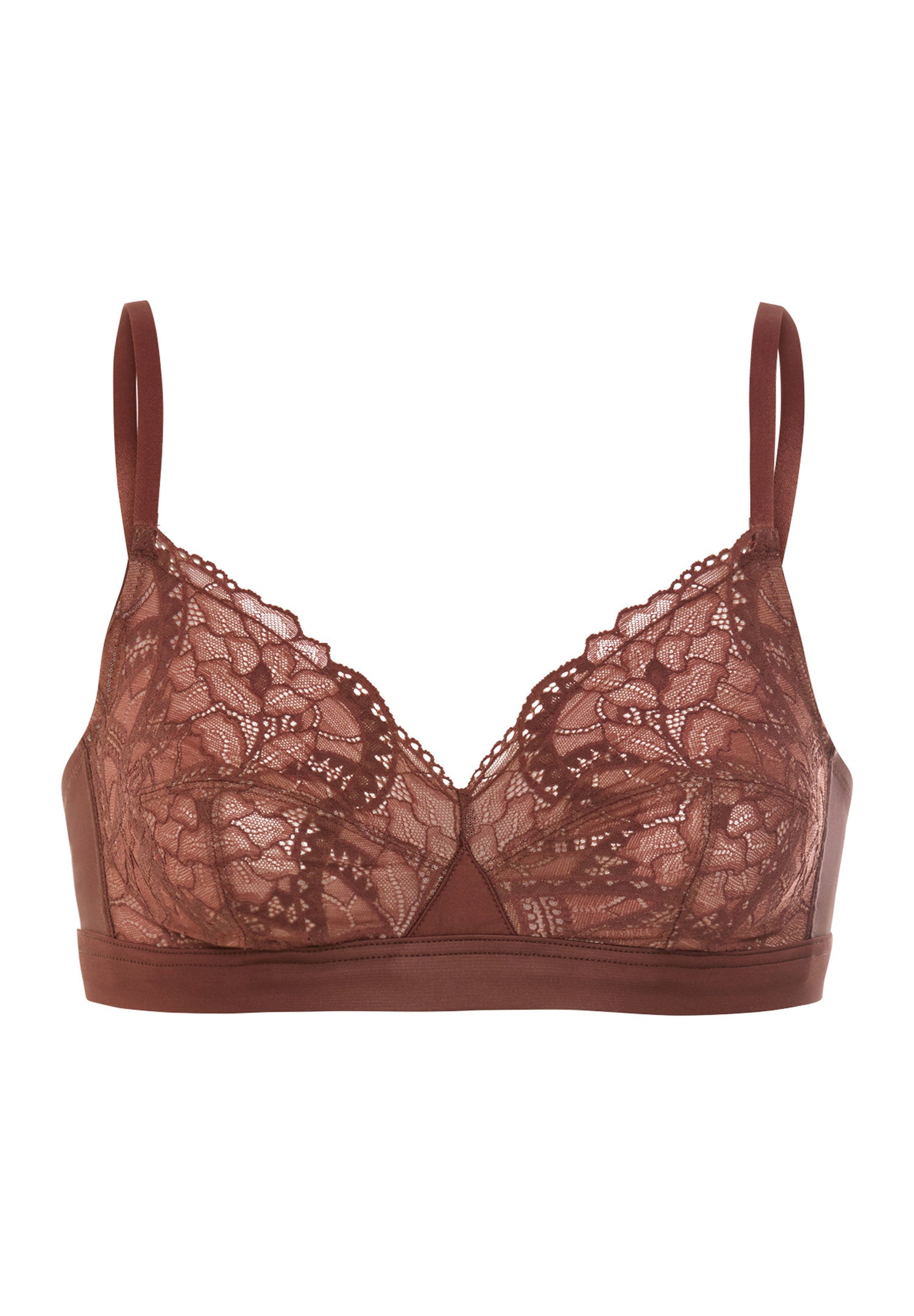 hanro-azelia-soft-cup-bra-triangel-bh-cinnamon image 2