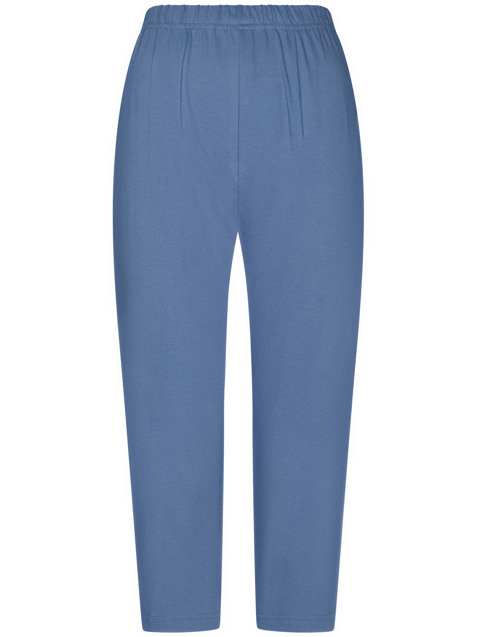 pastunette-stone-blue-pyjama-gestreift-blau-3-4-hose-baumwolle image 2
