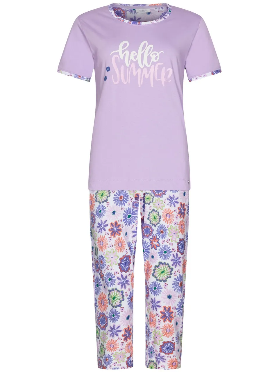 pastunette-myrebelle-waterflower-pyjama-lila-bio-baumwolle image 1