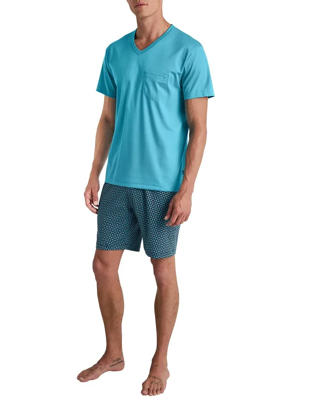 calida-relax-streamline-kurz-pyjama-herren-baumwolle-shorts image 1
