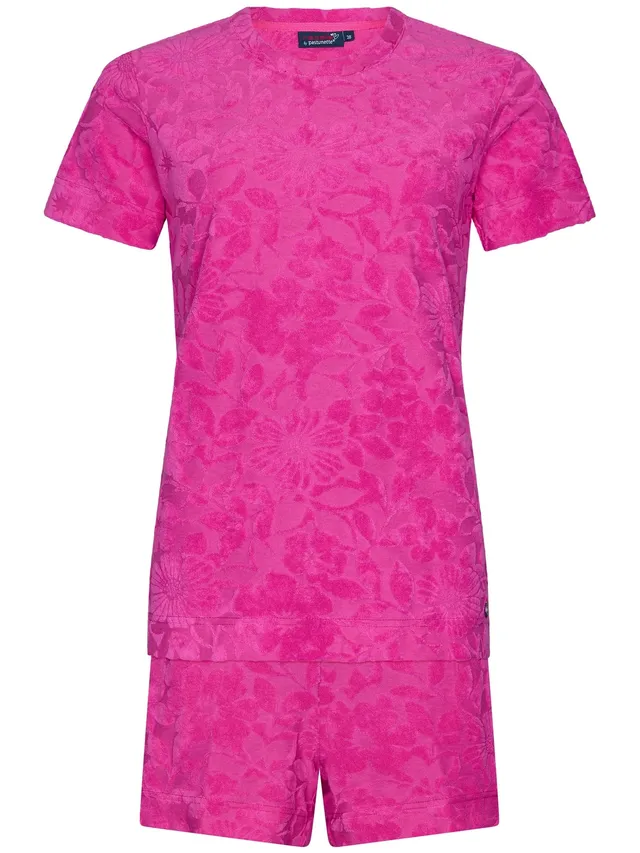 pastunette-rebelle-full-bloom-shortama-pink-blumenprint image 1