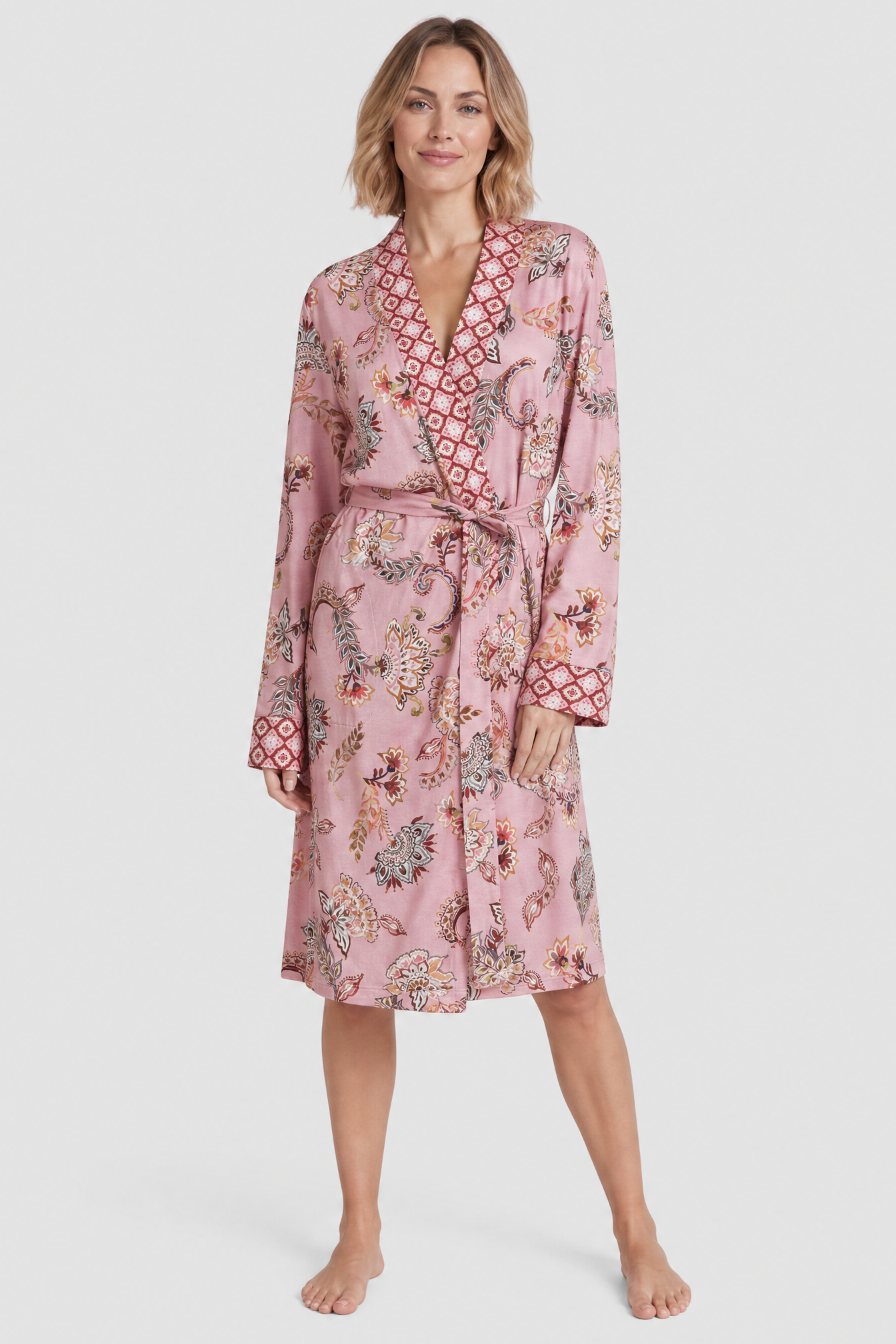 r-sch-be-happy-morgenmantel-midi-rosa-kimono-look image 1