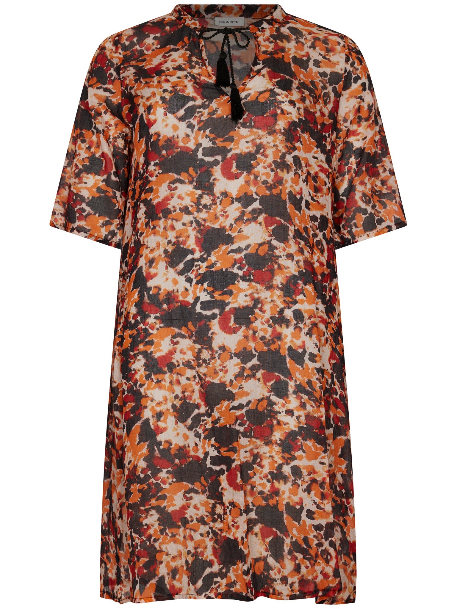 pastunette-sunstone-beachkleid-braun-baumwolle-v-ausschnitt image 1