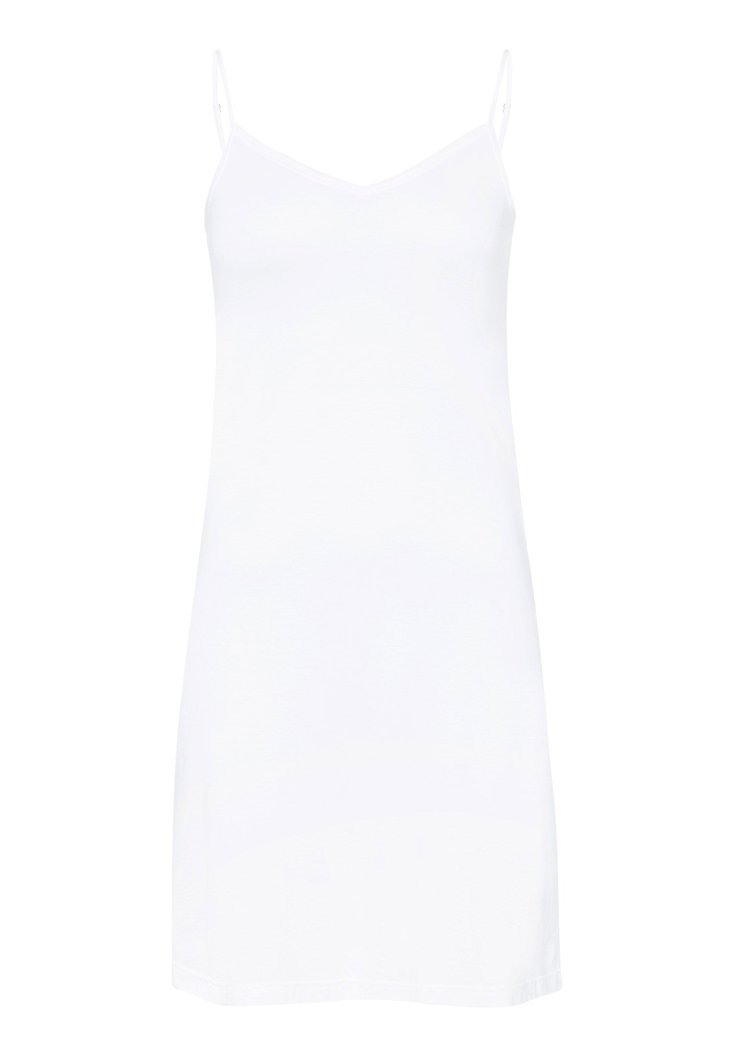 hanro-ultralight-bodydress-unterkleid-wei-baumwolle image 1
