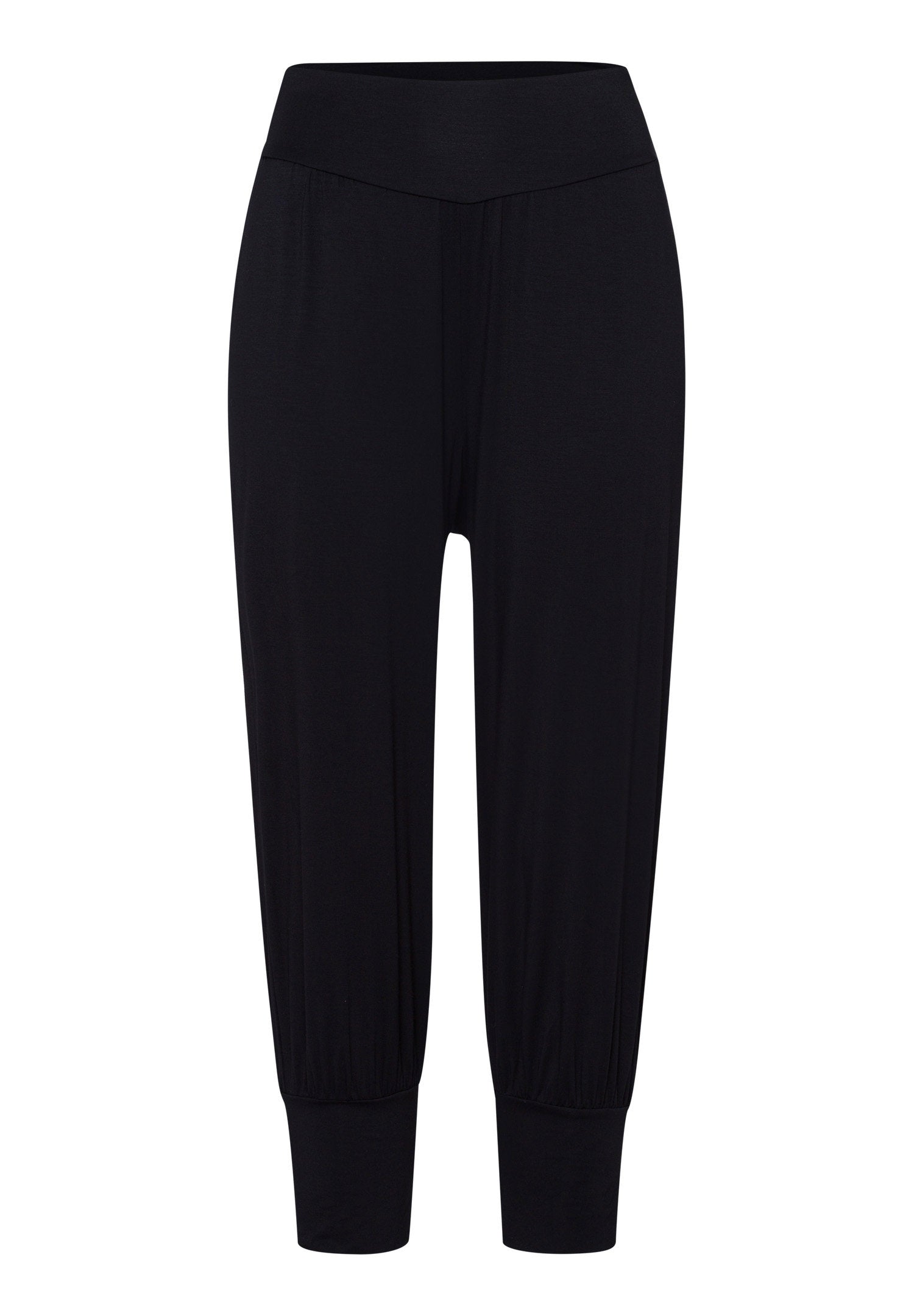 hanro-yoga-hose-black-beauty-lang-tencel-modal image 1