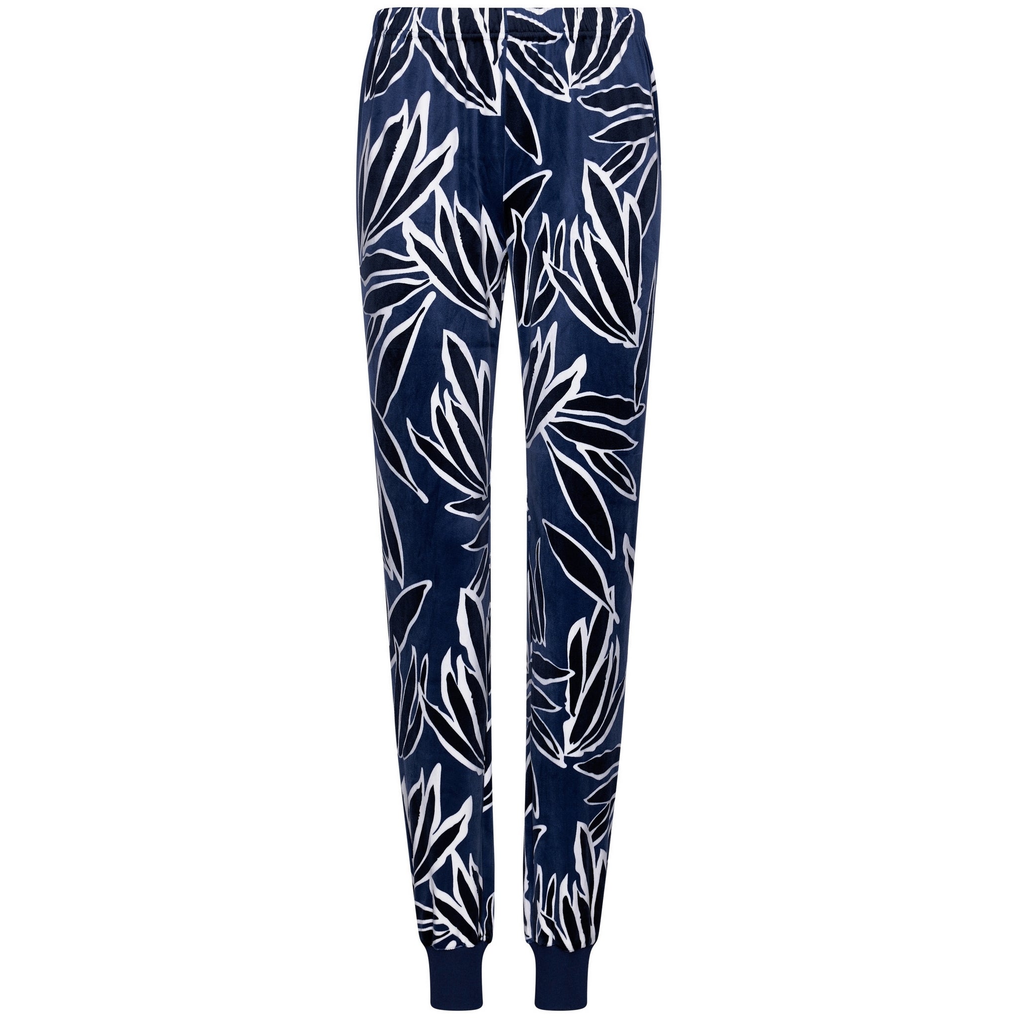pastunette-flow-pyjama-dunkelblau-velours-recycelt image 2