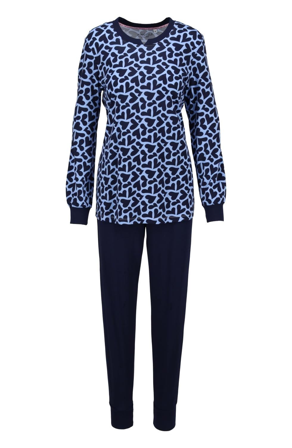 ringella-women-men-damen-schlafanzug-blau-gr-36-baumwolle image 3