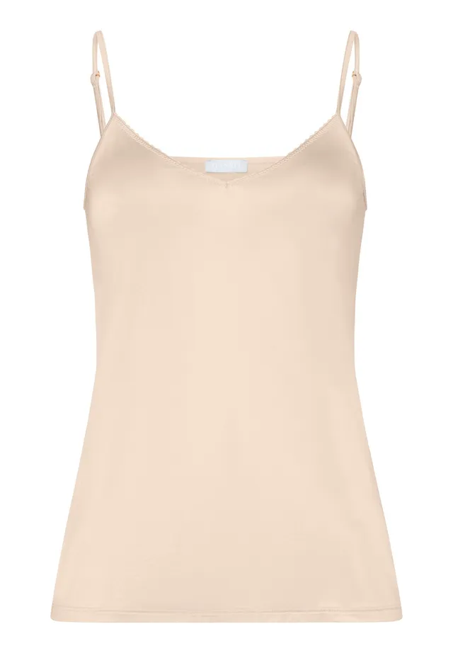 hanro-satin-deluxe-spaghettitop-camisole-natural-viskose image 1