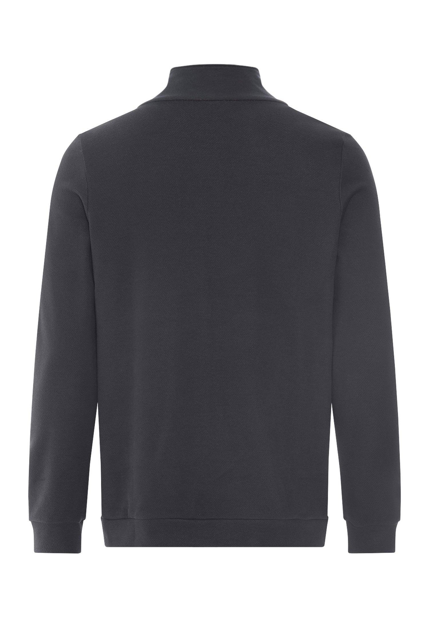 hanro-travelwear-cardigan-smokey-charcoal-baumwolle image 3