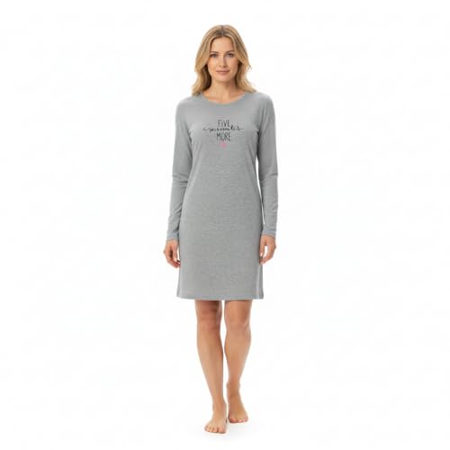 ringella-damen-sleepshirt-langarm-five-minutes-more-nachthemd-jersey image 8