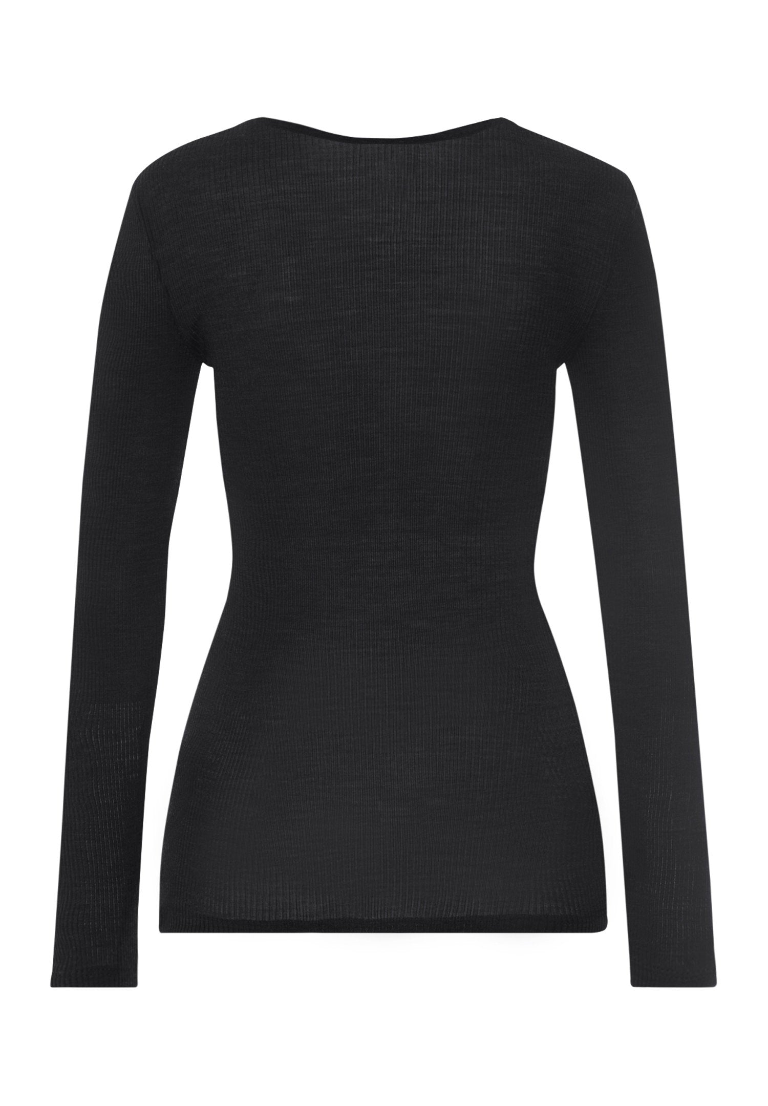hanro-marcia-langarm-shirt-phantom-merino-seide-spitze image 3