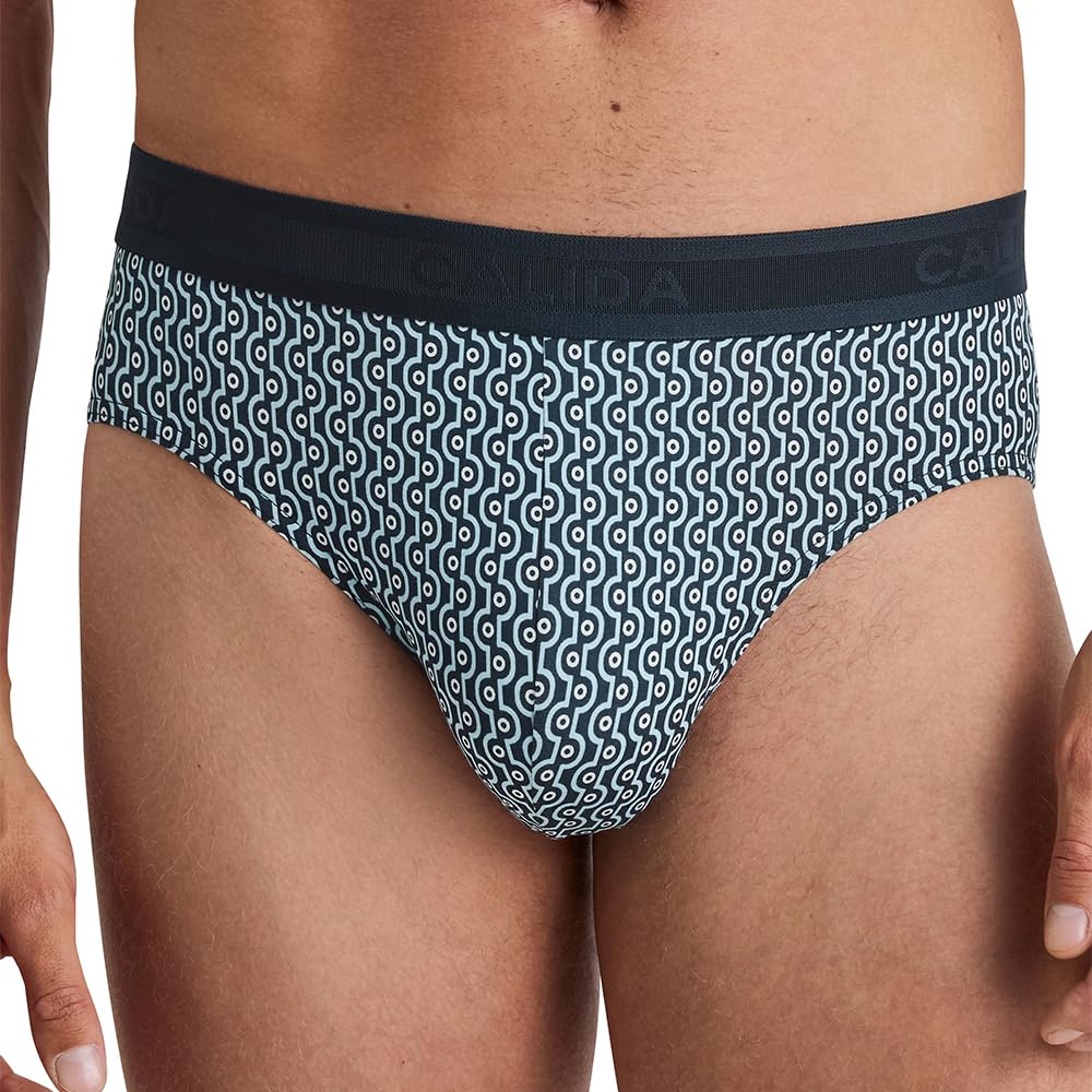 calida-prints-grafic-cotton-slip-herren-baumwolle-insignia-blue image 7