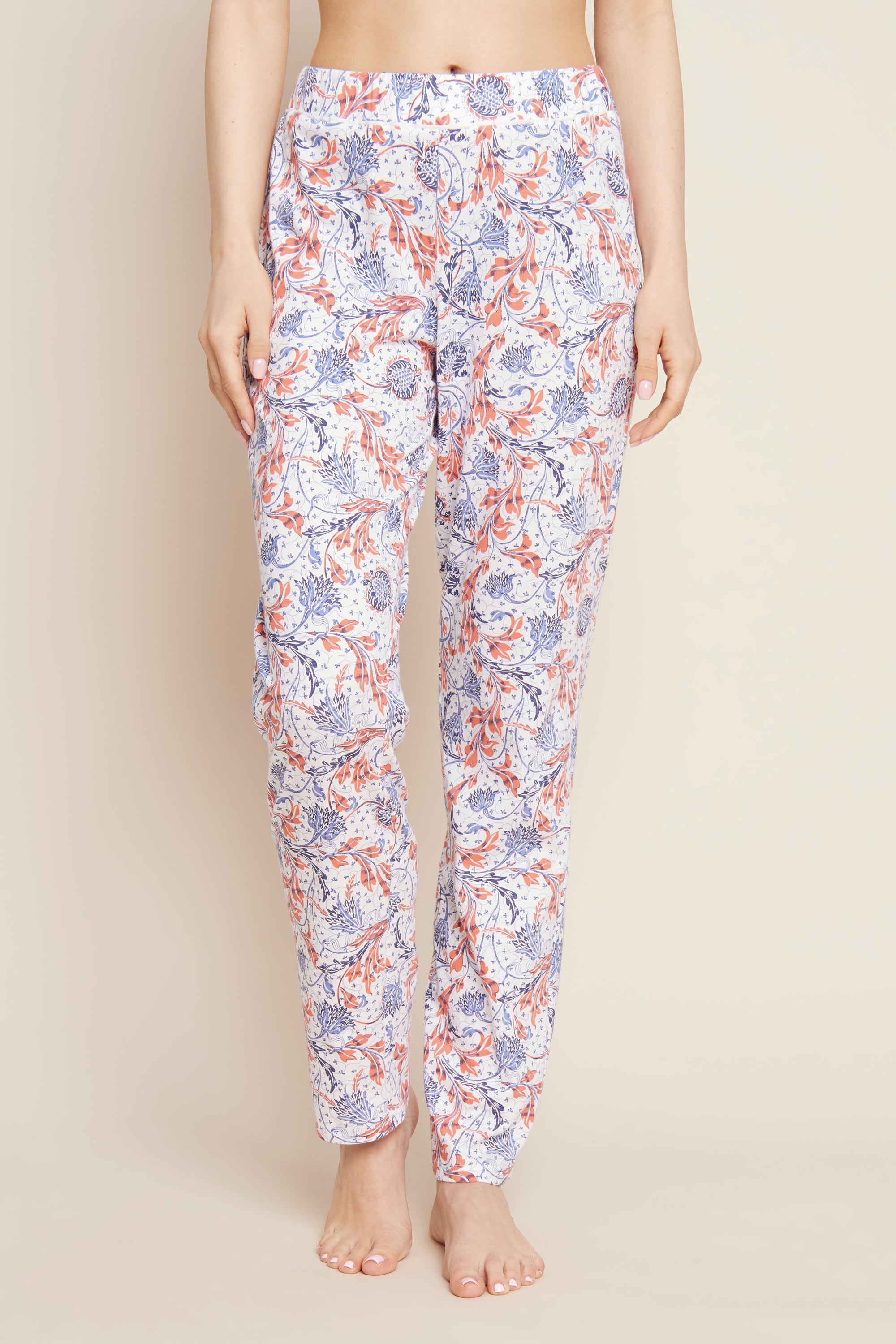 r-sch-be-happy-hose-lang-pyjamahose-blau-ornament-print image 1