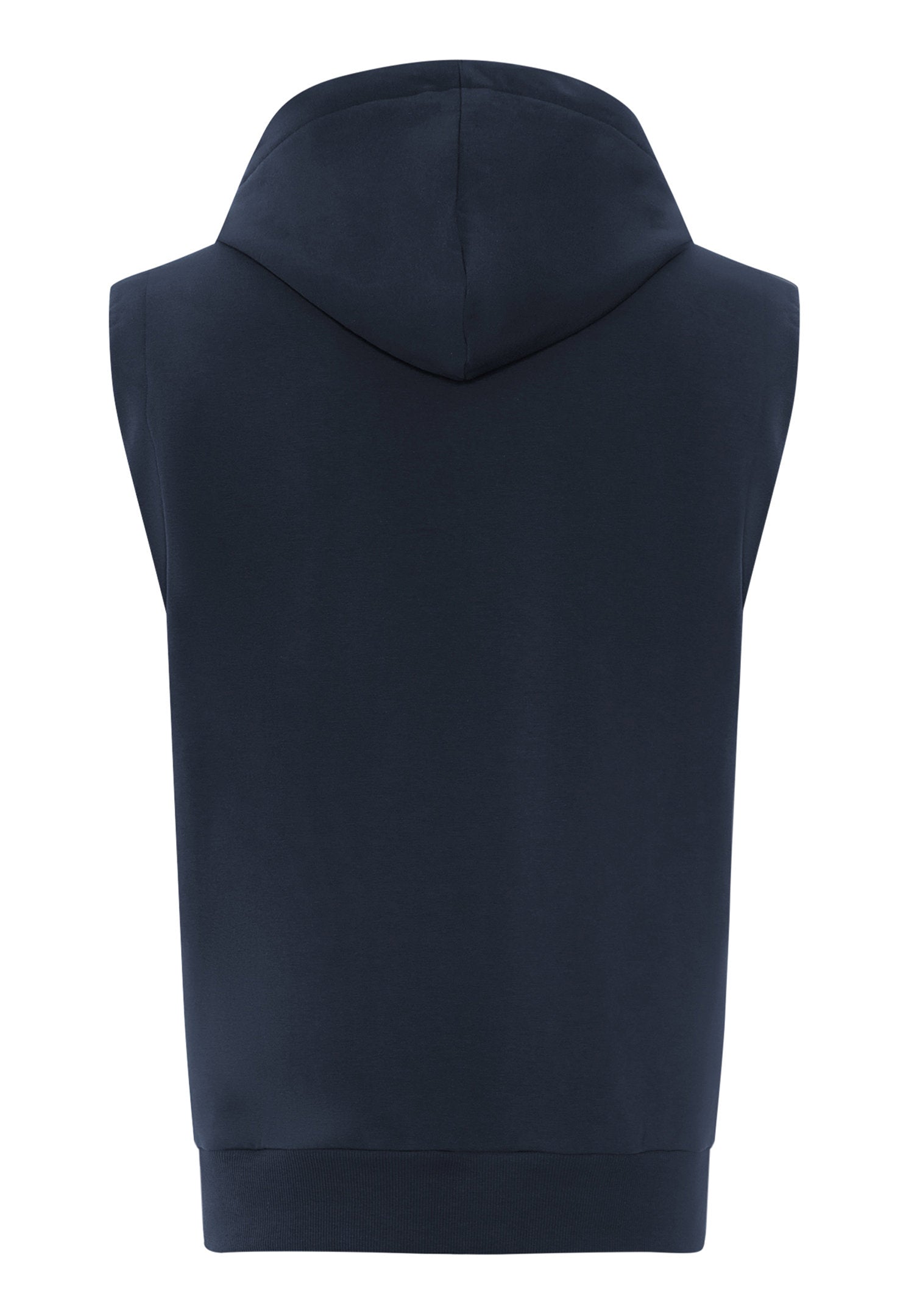 hanro-natural-living-kapuzenweste-blau-baumwolle-damen image 4