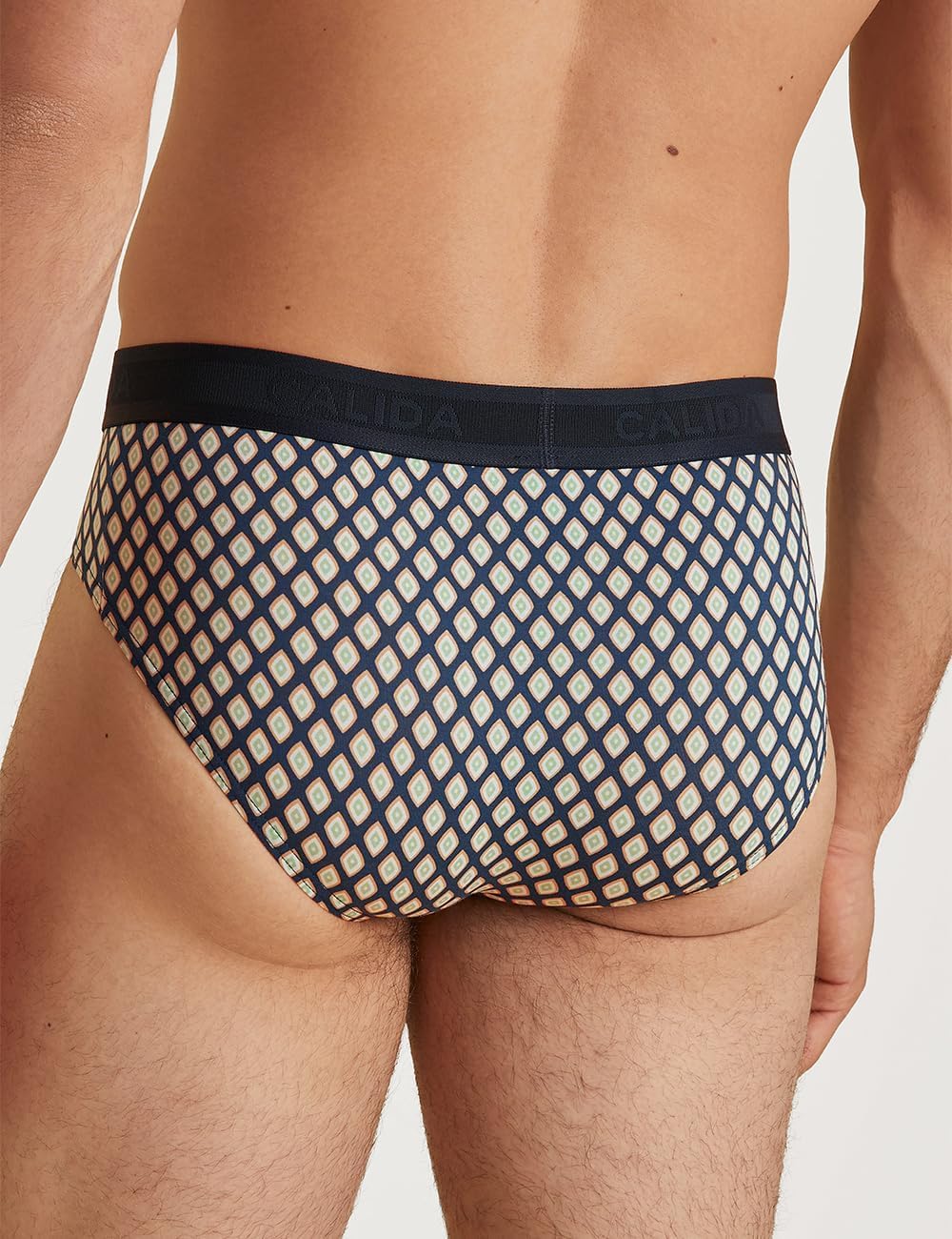 calida-prints-grafic-cotton-slip-herren-baumwolle-insignia-blue image 3
