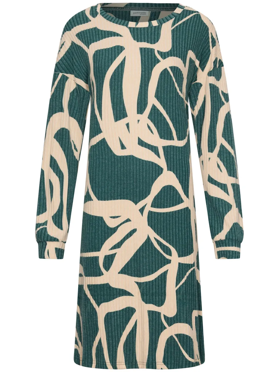 pastunette-premium-couture-nachthemd-gr-n-mit-print image 1