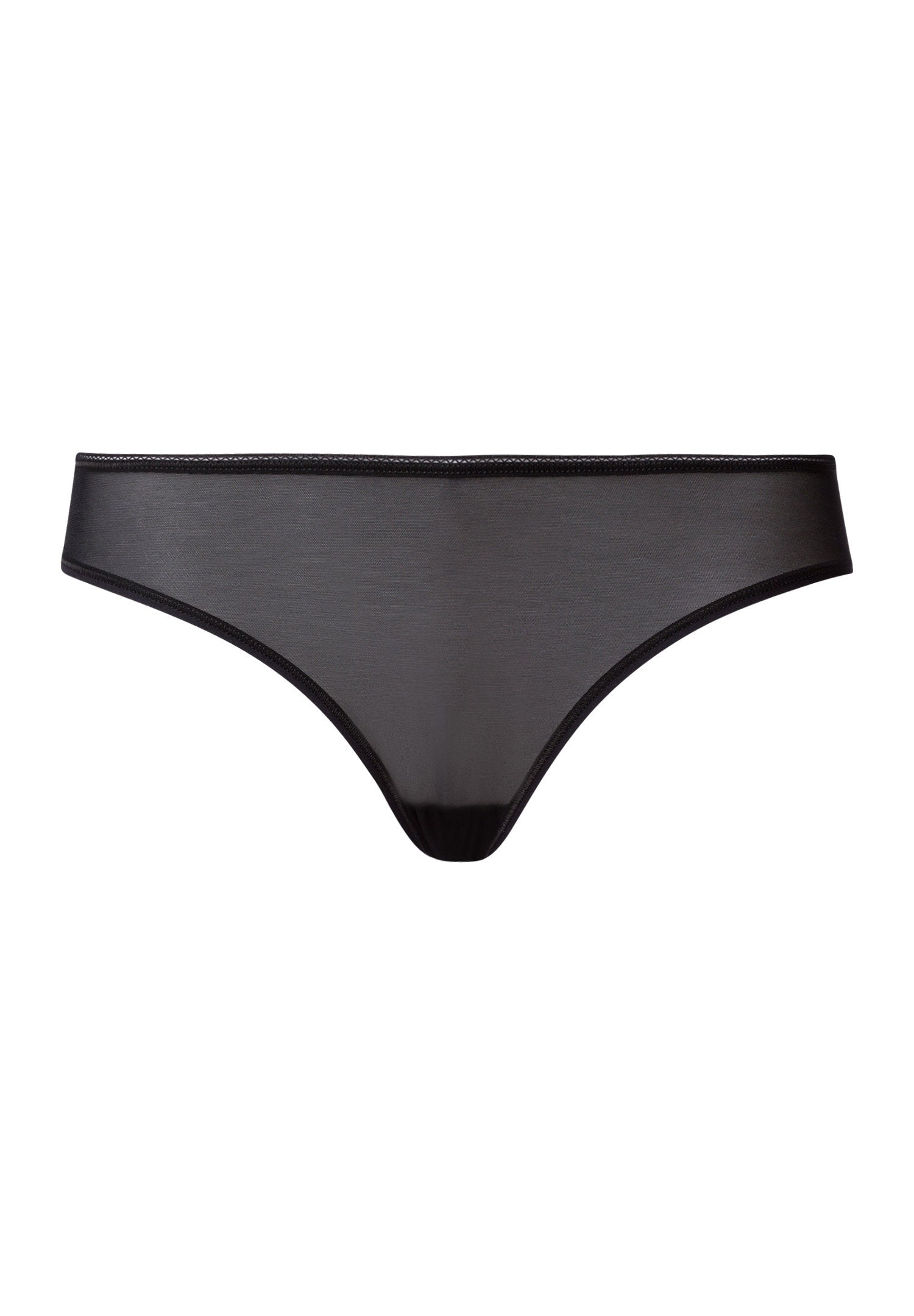 hanro-smooth-illusion-minislip-schwarz-transparent-t-ll image 1