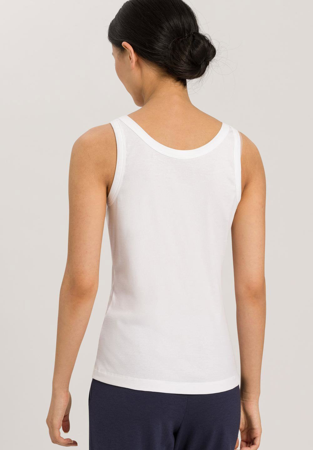 hanro-sleep-lounge-top-damen-white-baumwolle image 4