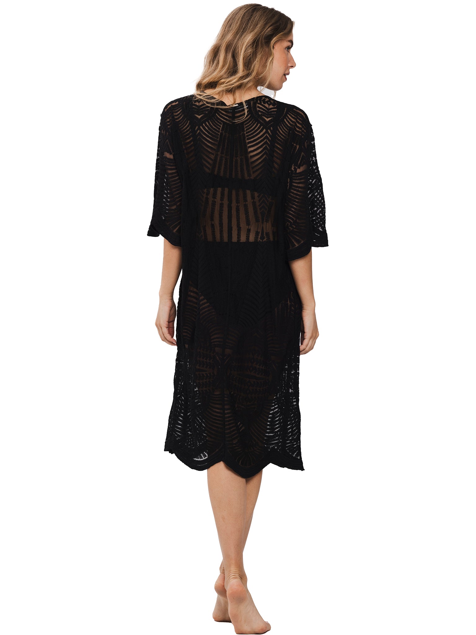 pastunette-safari-cover-up-strandkleid-schwarz-one-size-stickerei image 3