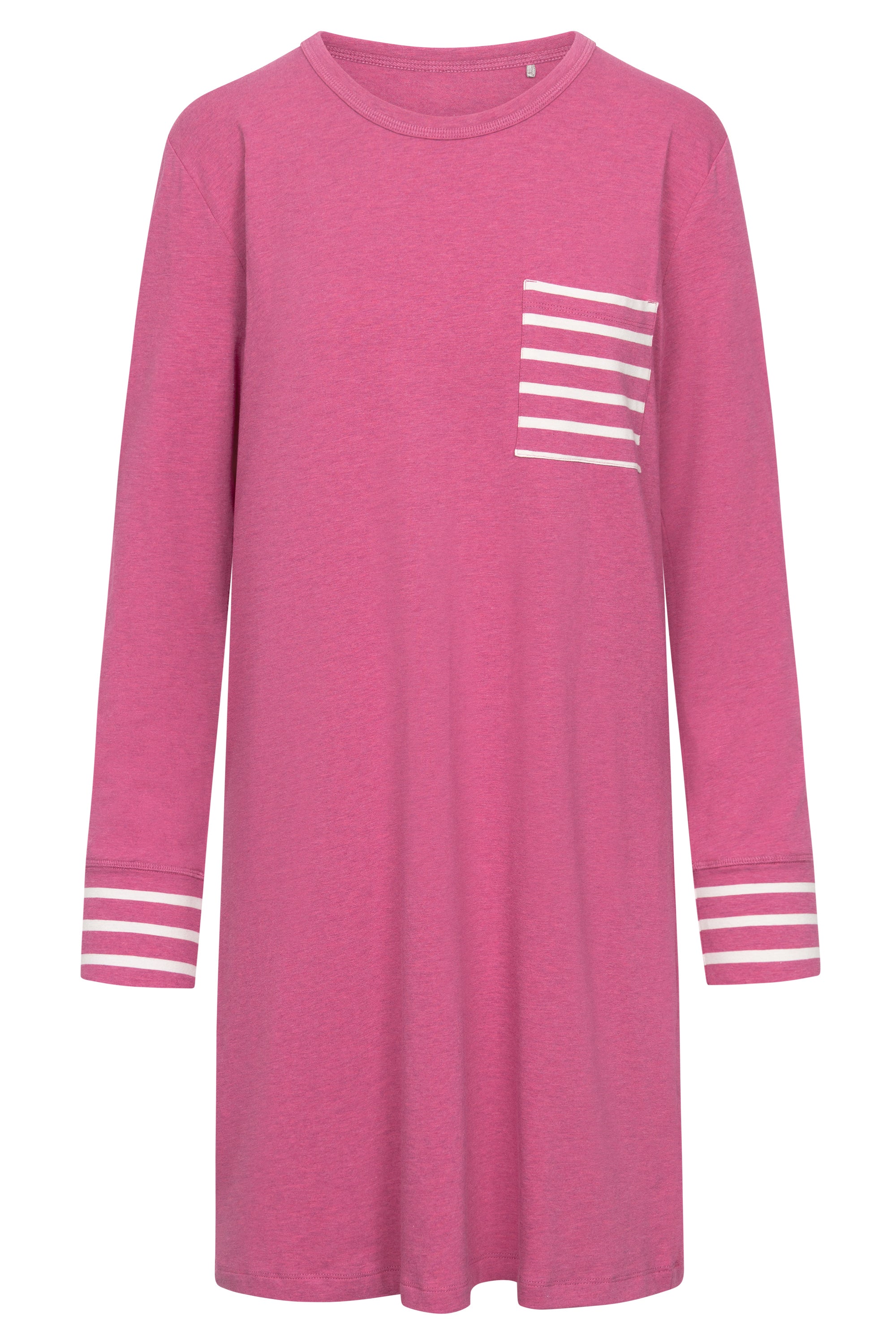 r-sch-be-happy-nachthemd-mini-ringel-mix-pink-baumwolle-modal image 2