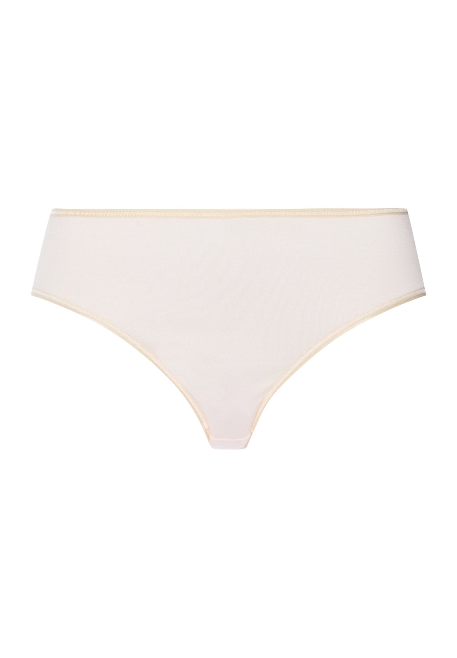 hanro-cotton-seamless-midi-slip-honeydew-baumwolle-midi image 1