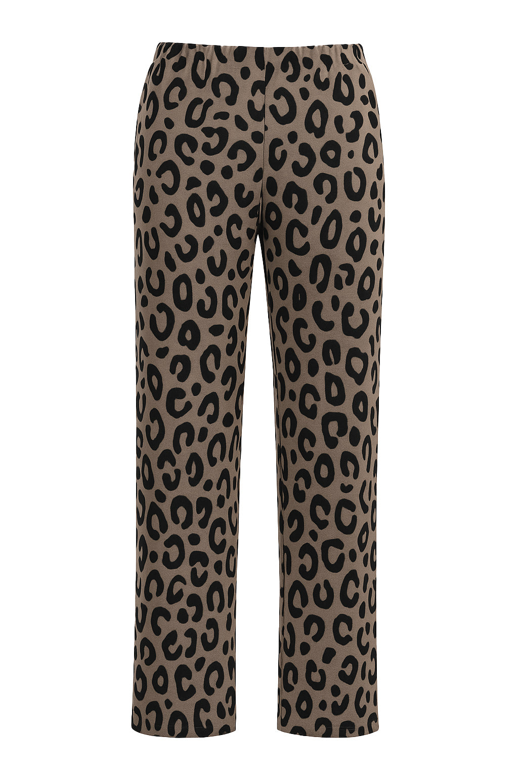 r-sch-be-happy-pyjamahose-braun-gemustert-jersey-lang image 2