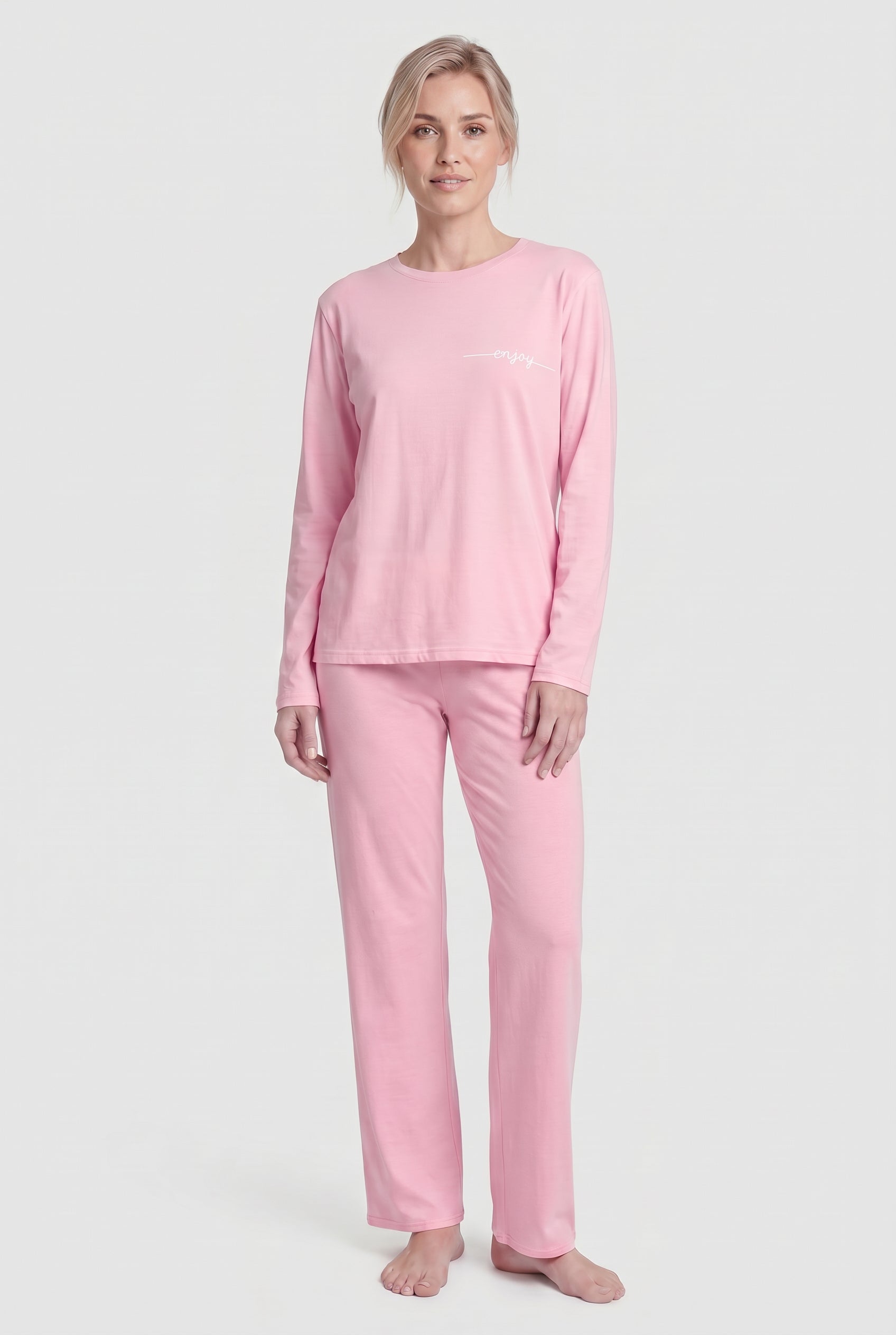 r-sch-be-happy-shirt-langarm-pink-enjoy-print-modal image 4