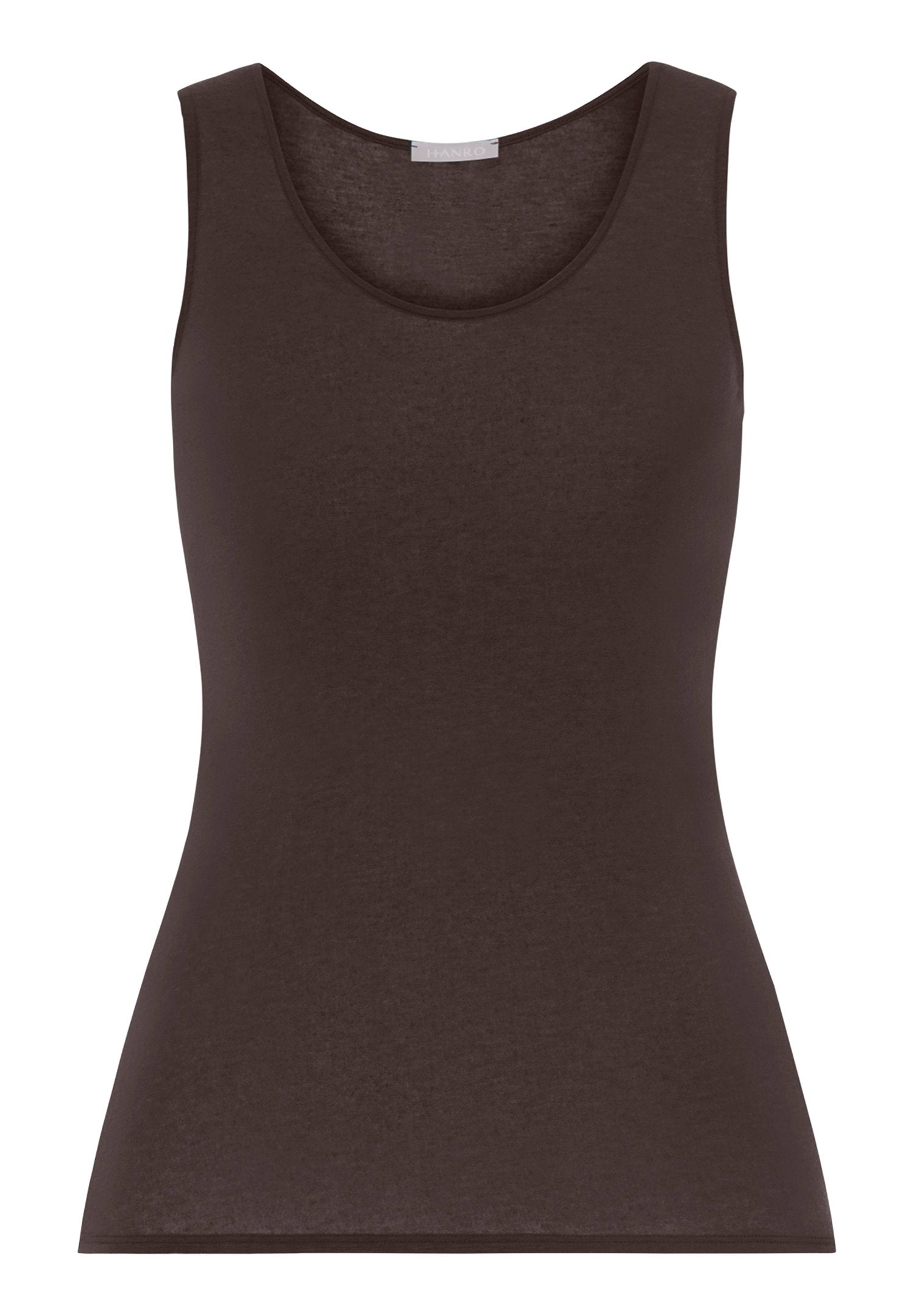 hanro-ultralight-tank-top-wolle-dark-mocha-merinowolle image 1