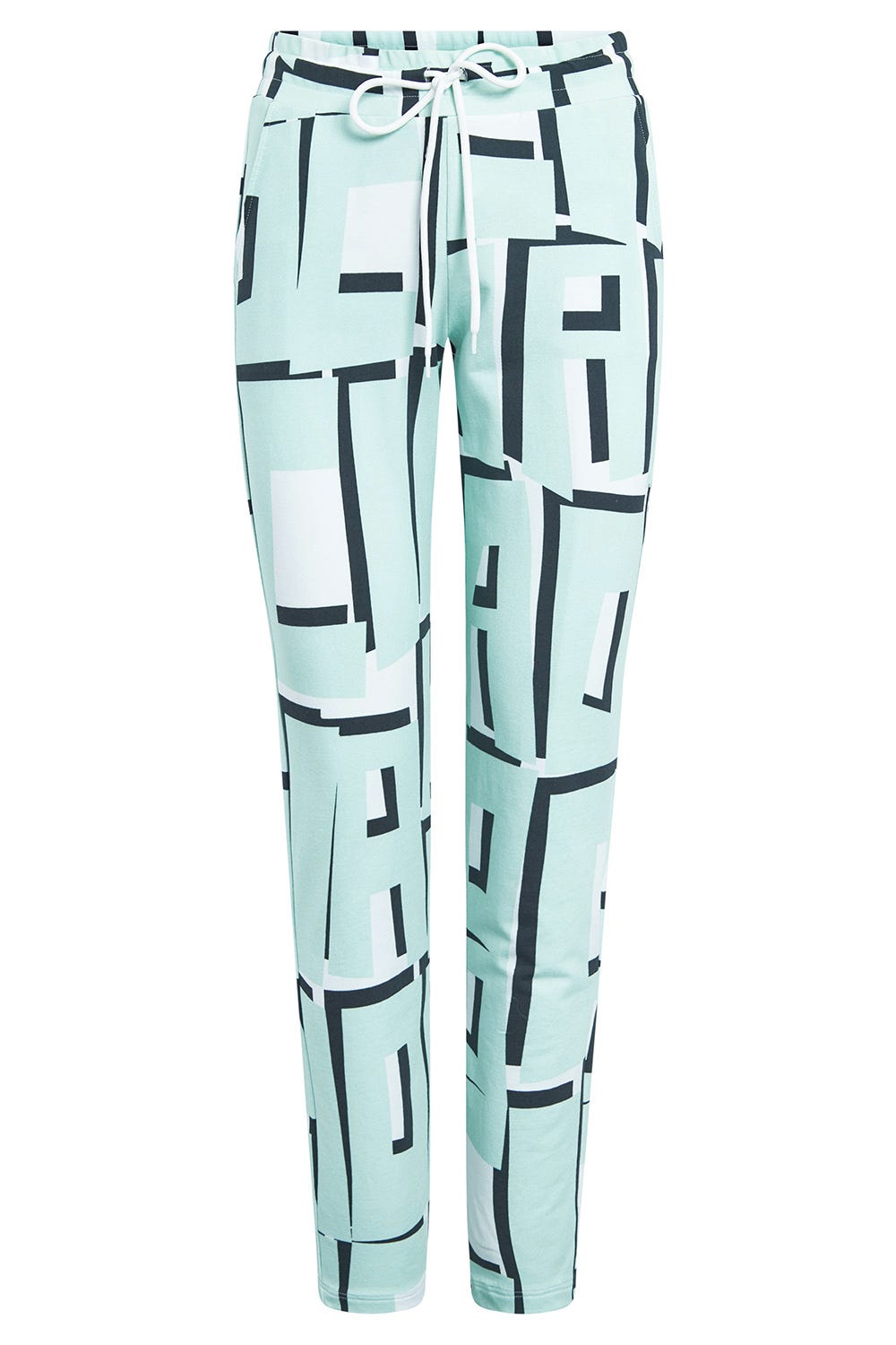 r-sch-be-happy-hose-lang-t-rkis-sweat-muster-kordelzug image 2
