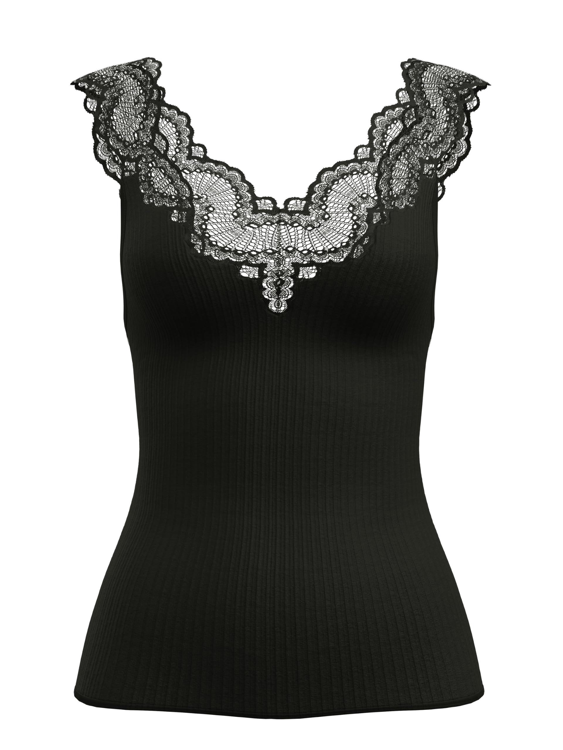 calida-feminine-lounge-tank-top-damen-40-42-schwarz-spitze image 4