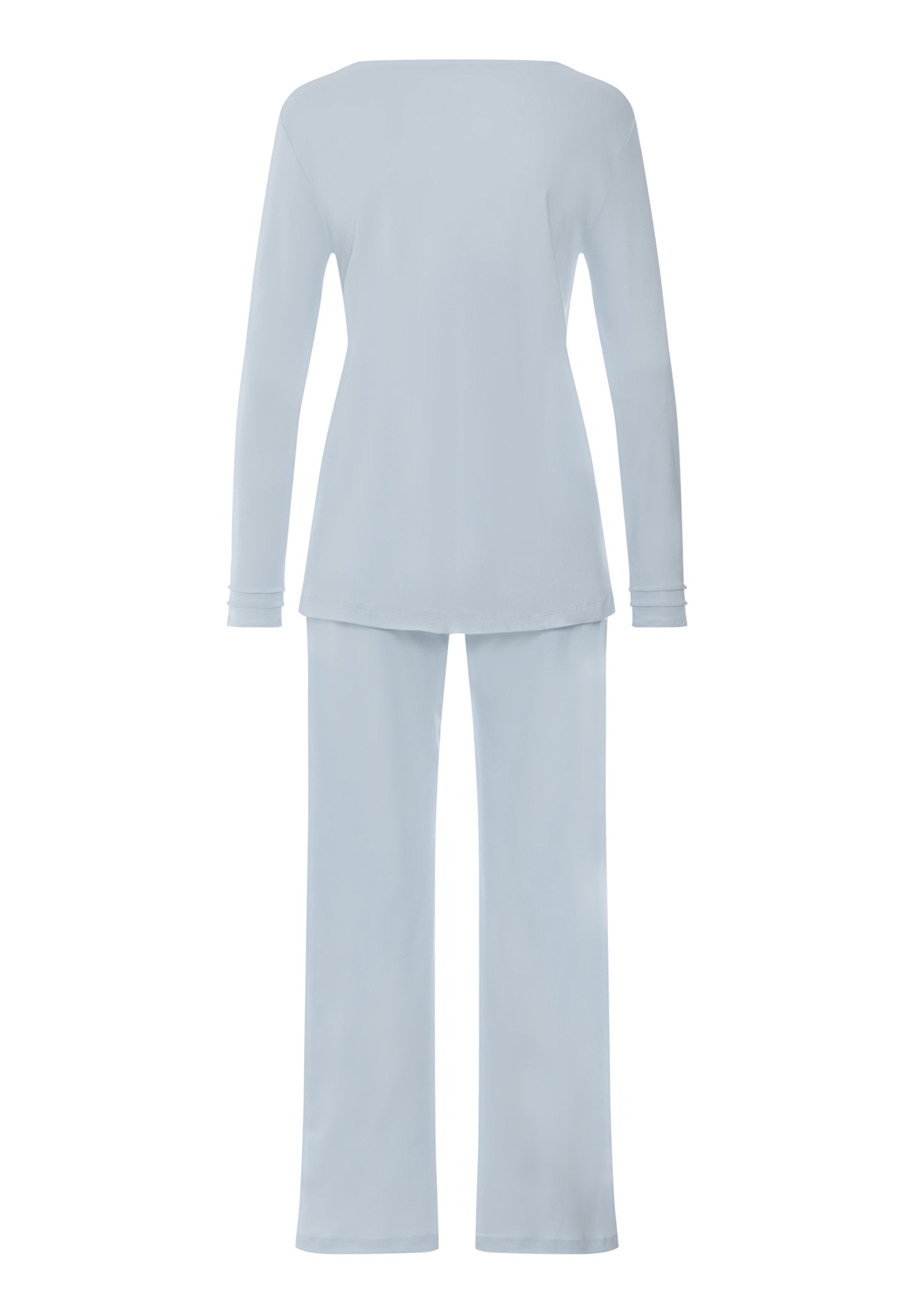 hanro-pilar-pyjama-damen-pastel-sky-baumwolle-interlock image 4