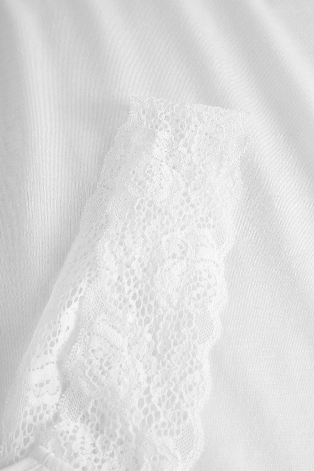 r-sch-be-happy-pyjama-kurz-wei-mit-spitze-shorts image 4