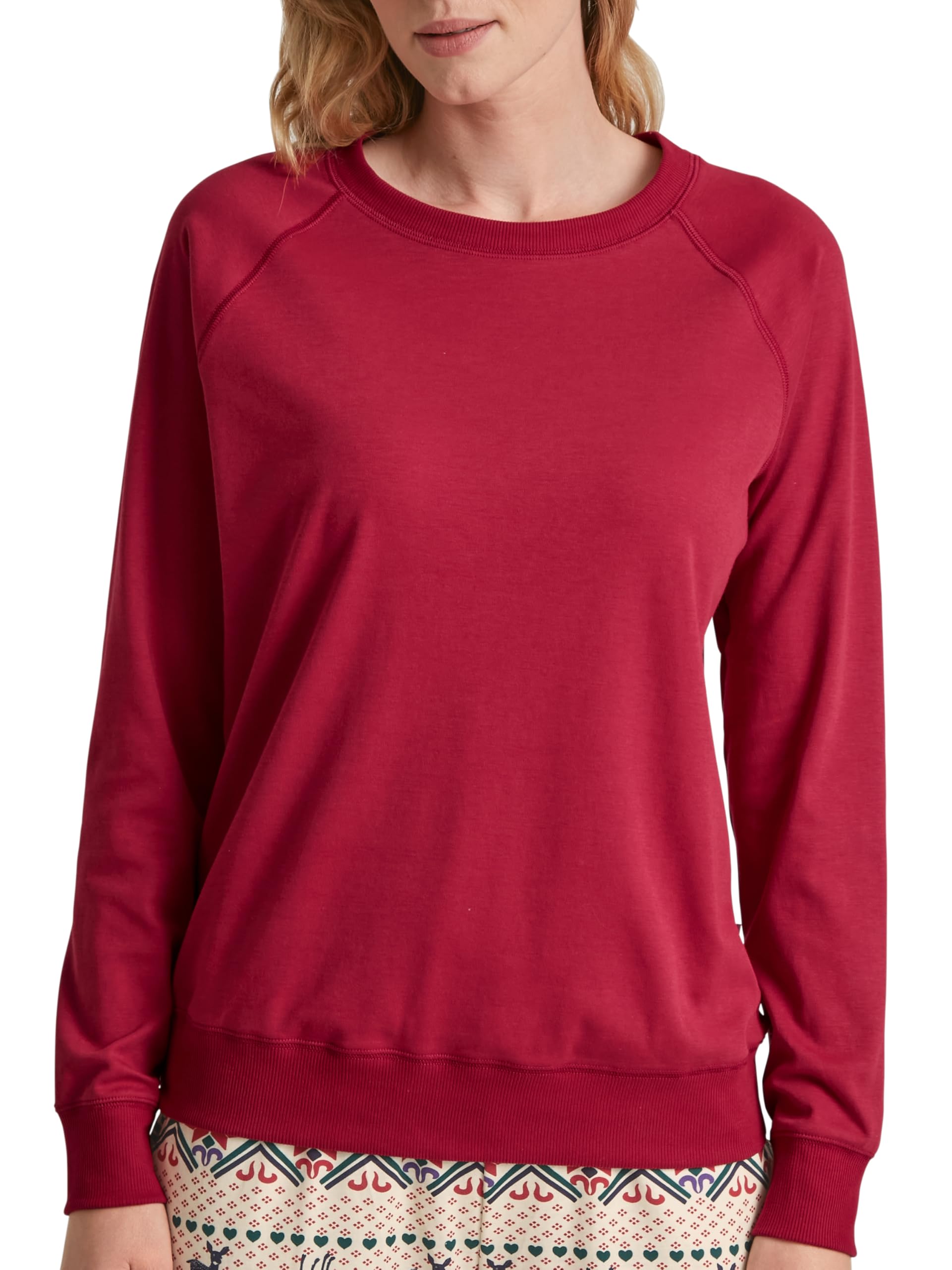 calida-favourites-lounge-t-shirt-langarm-rio-red-48-50 image 1