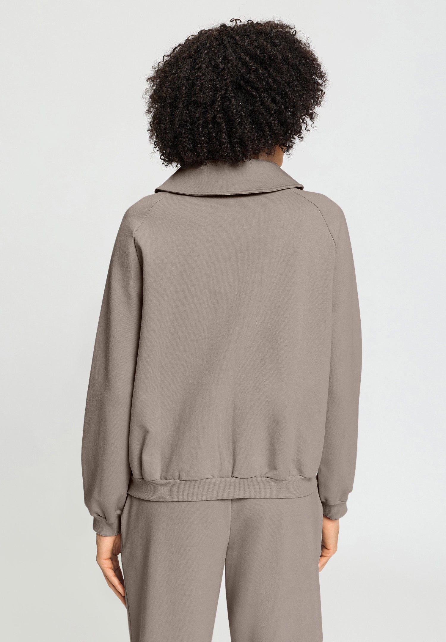 hanro-natural-living-078935-cardigan-rose-grey-baumwolle image 5