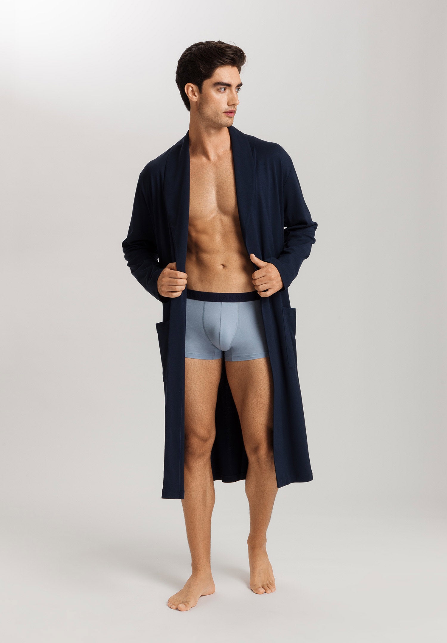 hanro-night-and-day-bademantel-075755-deep-navy-baumwolle image 5