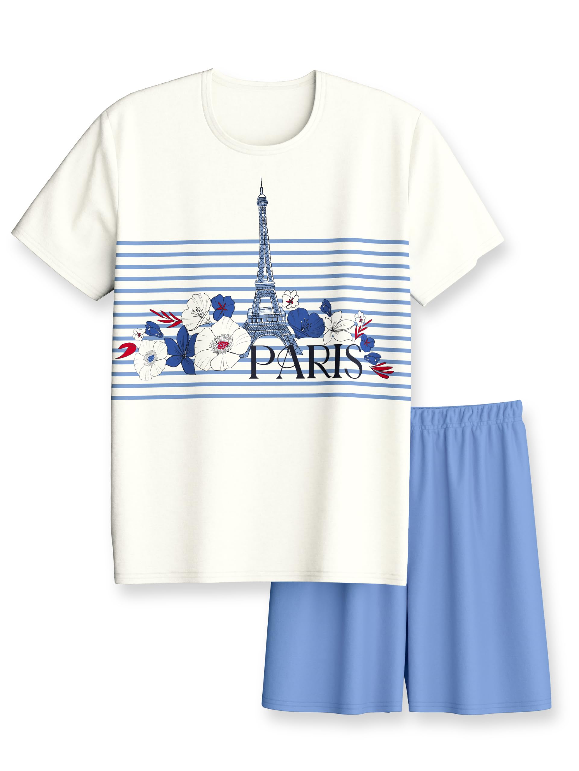 calida-favourites-sleep-kinder-kurz-pyjama-140-146-flowers image 1