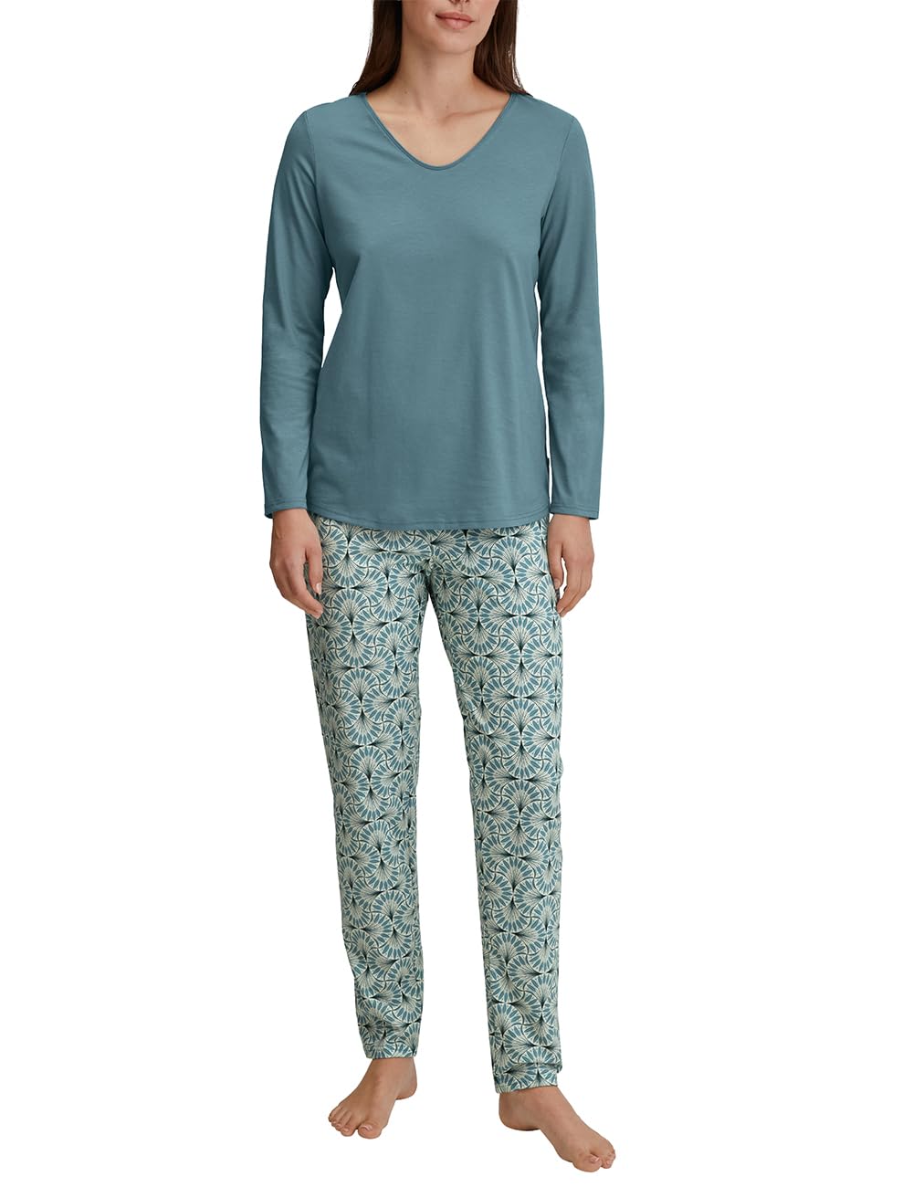 calida-favourites-dreams-ornament-nights-damen-pyjama-gemustert image 1