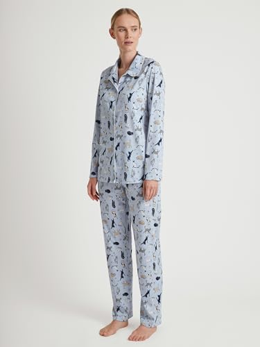 calida-favourites-dreams-cat-dreams-pyjama-harmony-blue-48-50 image 6
