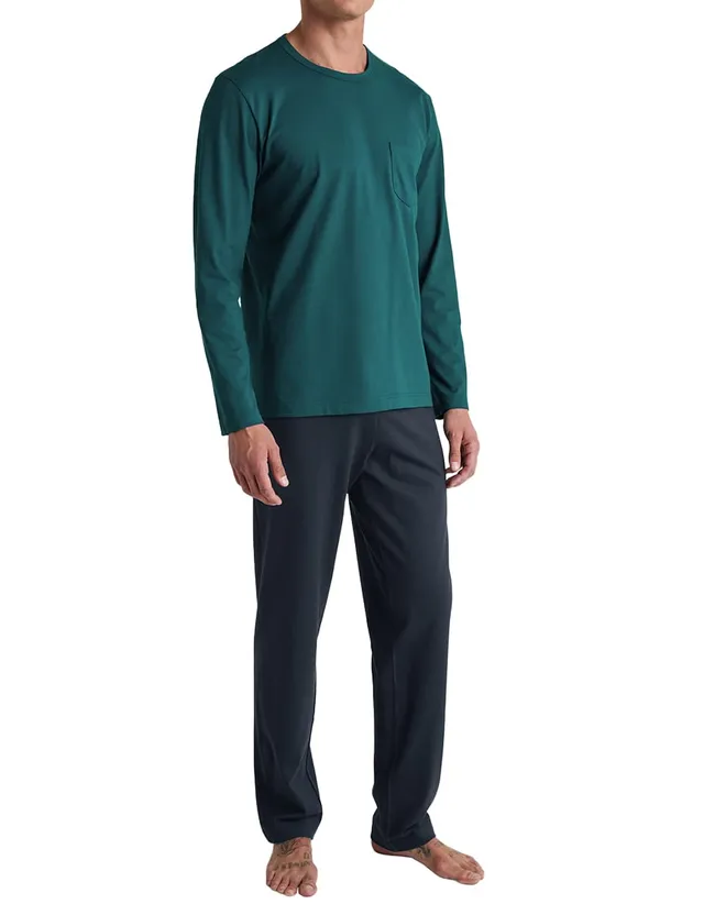 calida-relax-essentials-pyjamaset-herren-bio-baumwolle-lang image 1