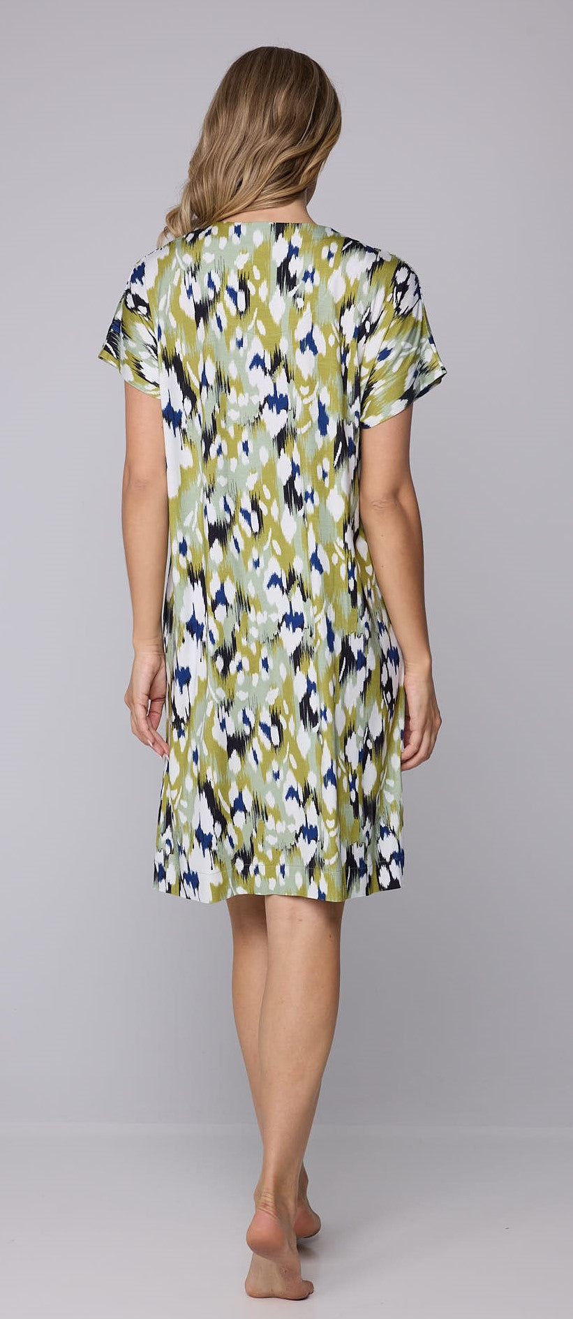 pastunette-tides-kleid-multicolor-v-ausschnitt-viskose image 5